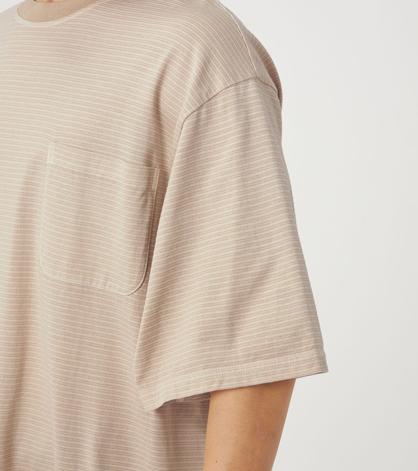 nanamica / Garment Dyed Border Pk Tee