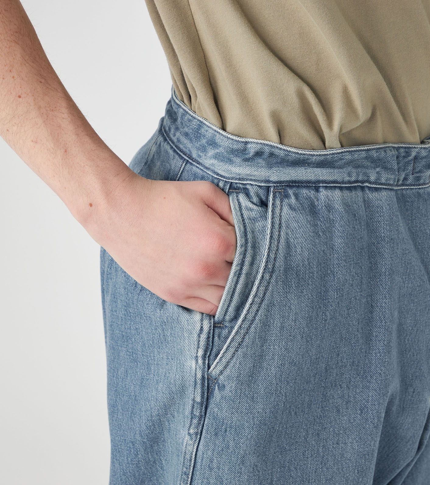 nanamica / Denim Wide Tapered Field Pants