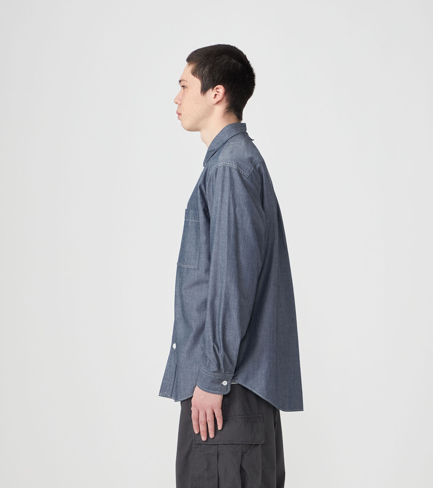 nanamica / Regular Collar Chambray Field Shirt