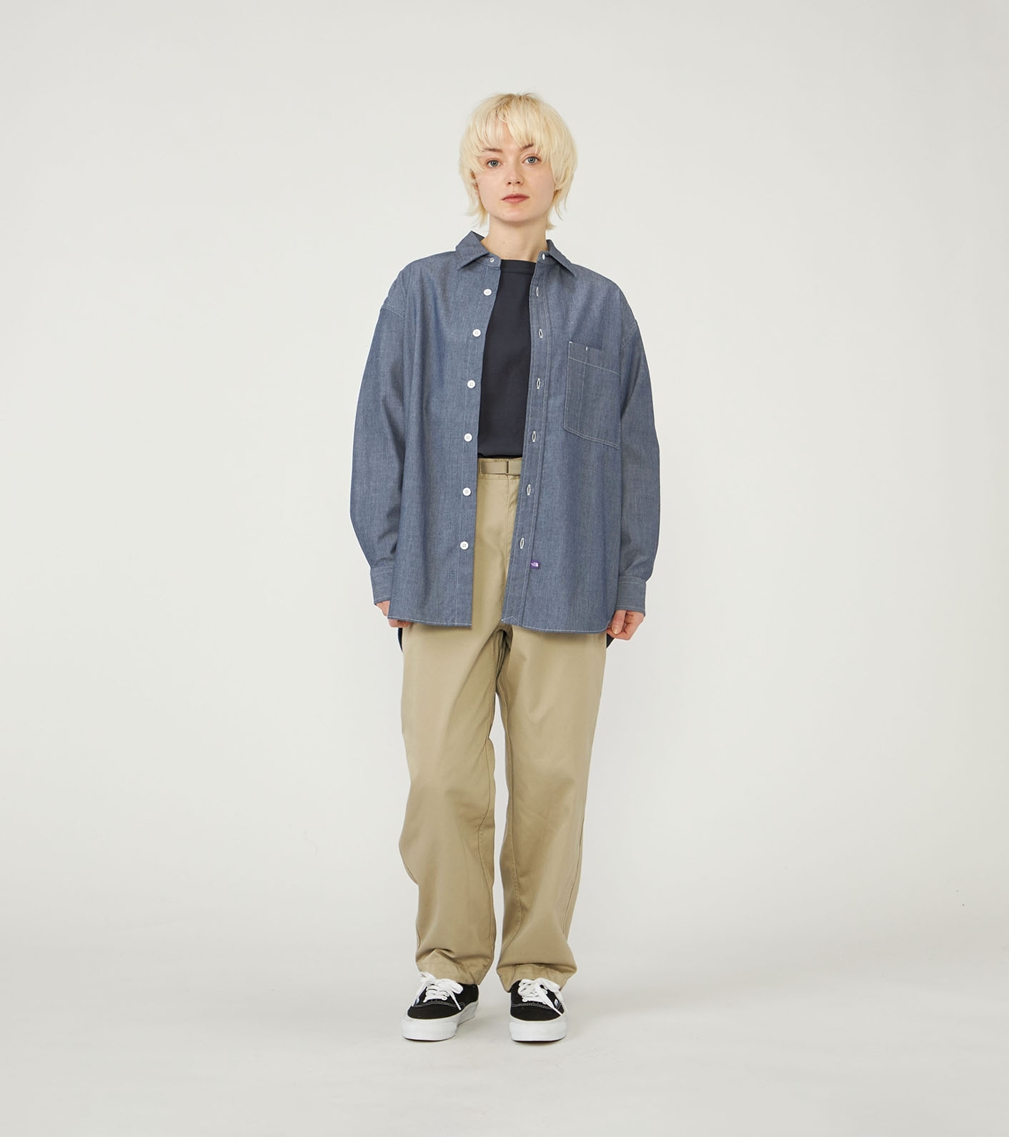 トップス Regular Collar Chambray Field Shirt XL nanamica / Regular Collar Chambray Field Shirt