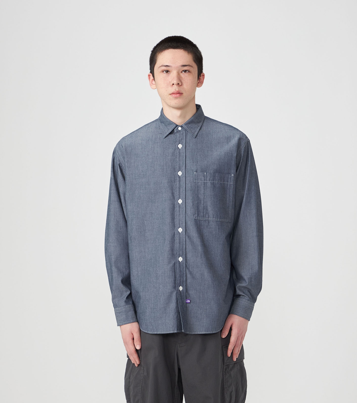 トップス Regular Collar Chambray Field Shirt XL nanamica / Regular Collar Chambray Field Shirt