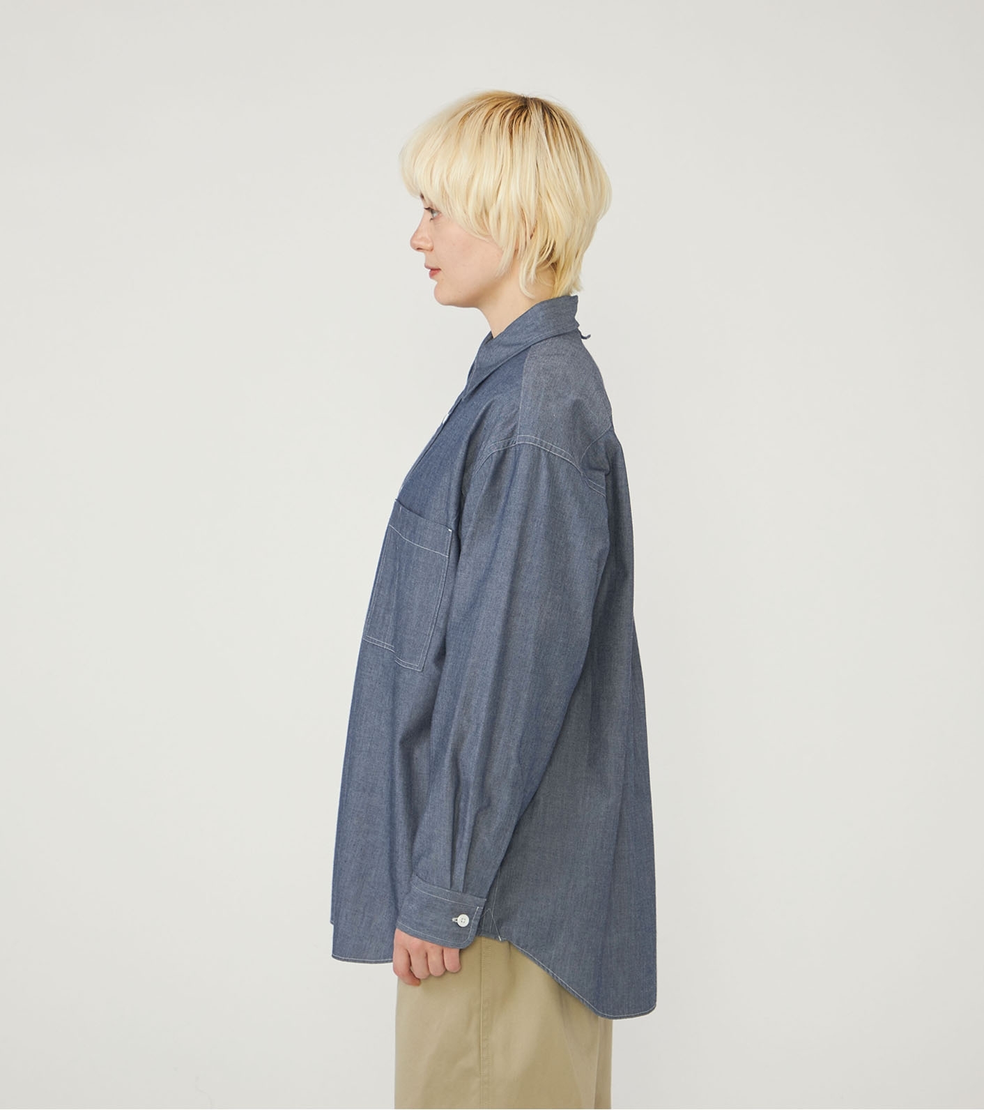 nanamica / Regular Collar Chambray Field Shirt