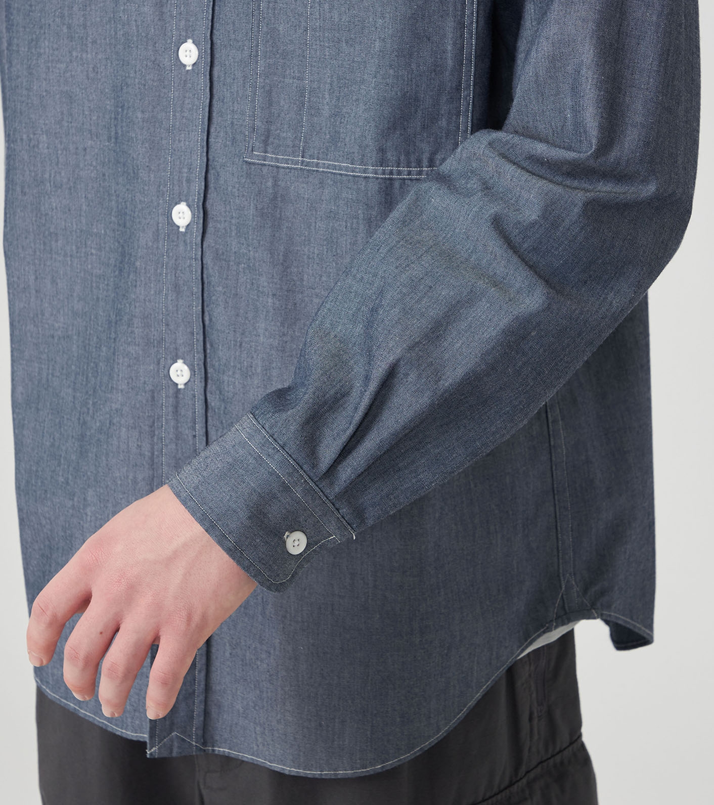 nanamica / Regular Collar Chambray Field Shirt