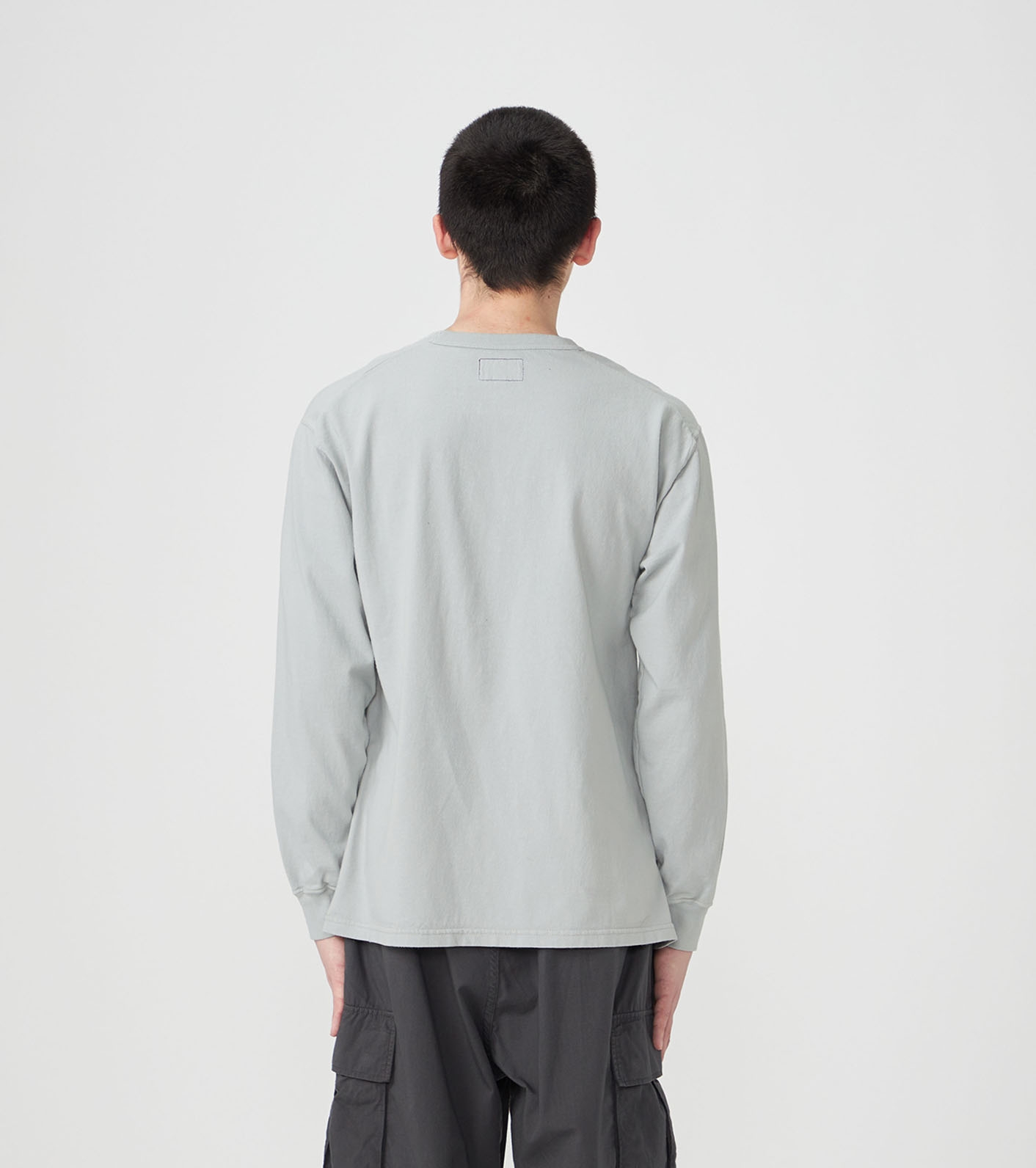 pois compact long tee ホワイト nanamica / 8oz Field Long Sleeve Pocket Tee