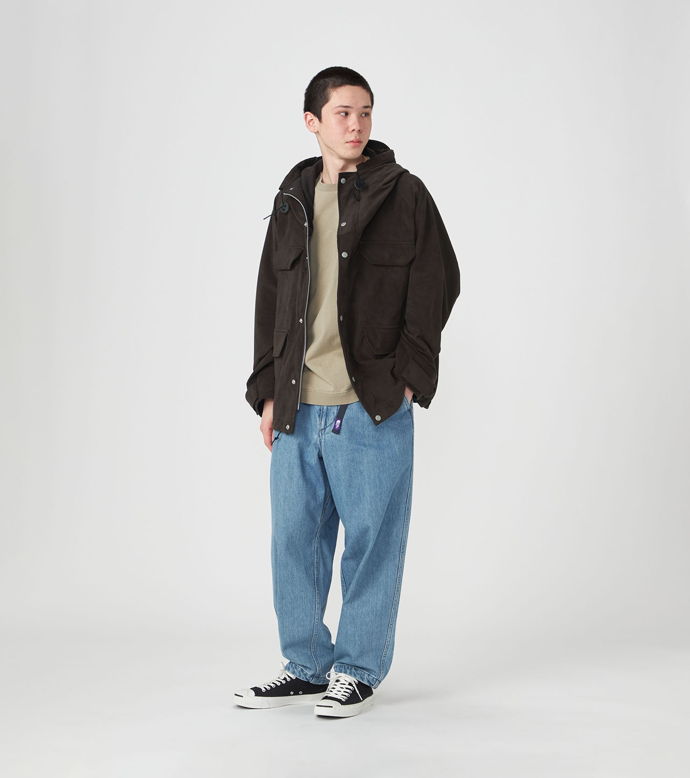 nanamica / Synthetic Leather Mountain Parka