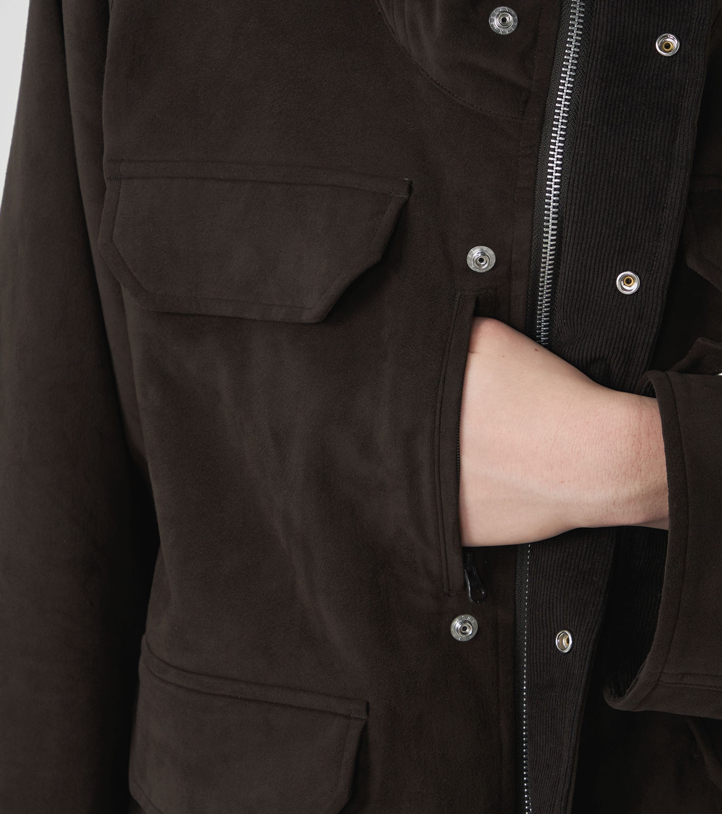 nanamica / Synthetic Leather Mountain Parka