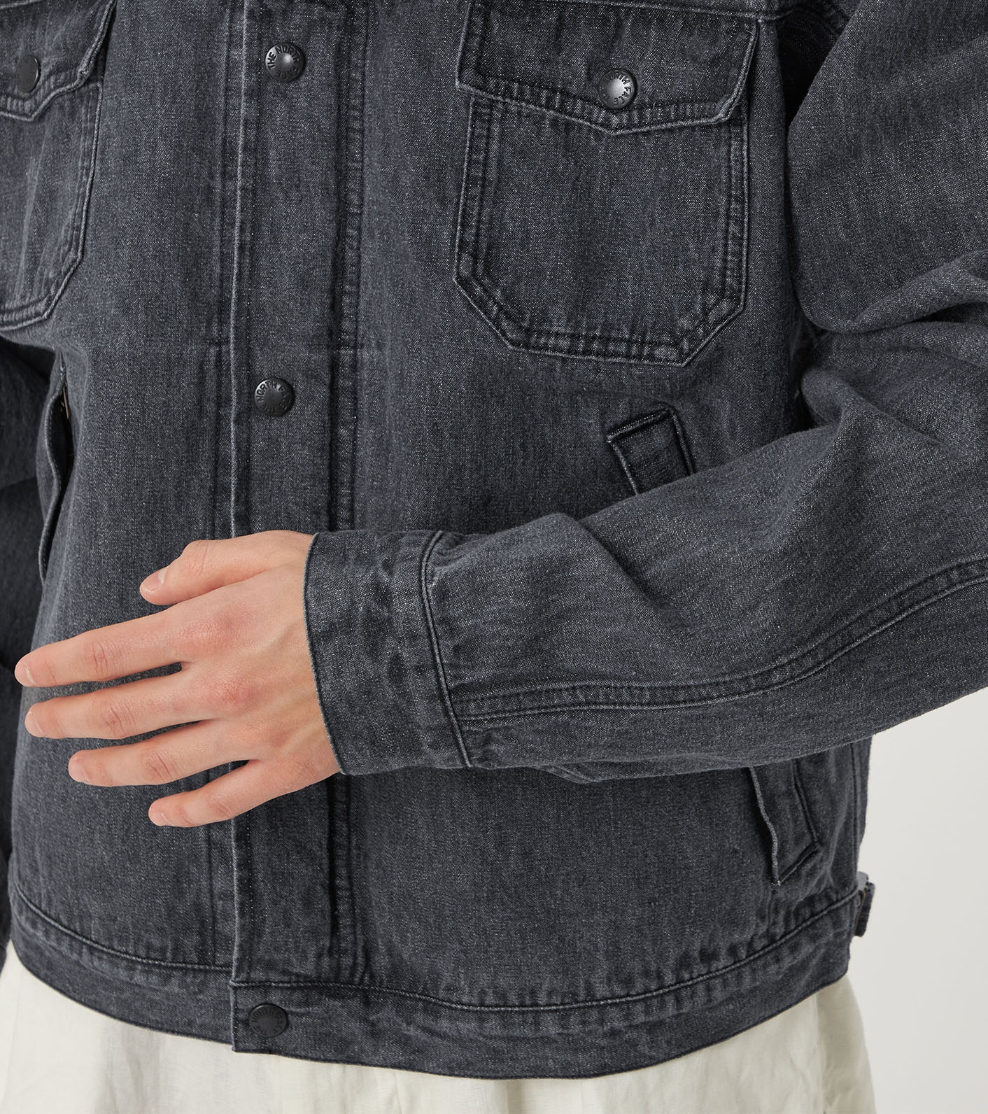 nanamicaダークデニム カジュアルジャケット nanamica / Linen Cotton Denim Field Jacket