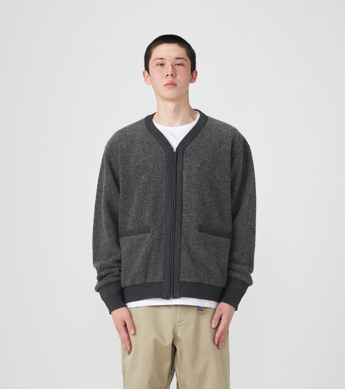 nanamica / PLAS Fleece Field Cardigan
