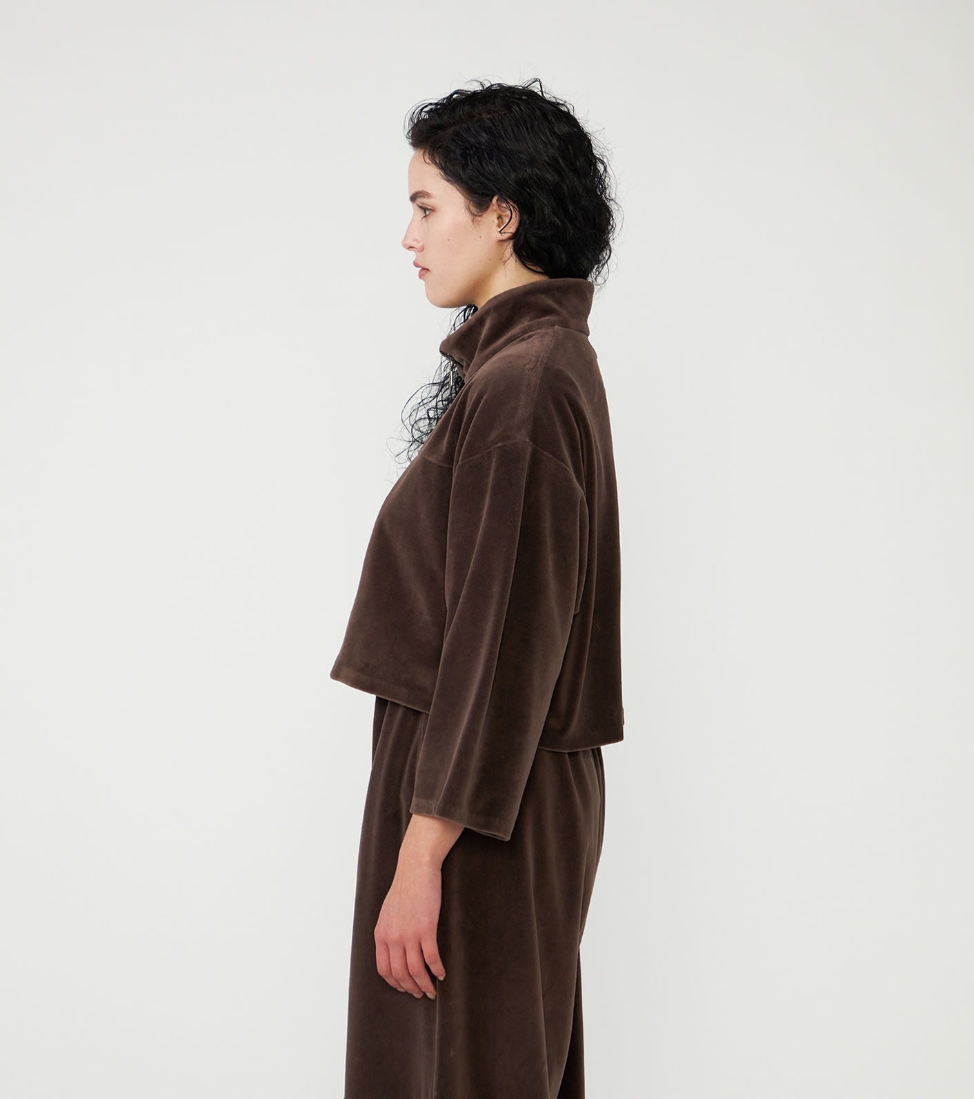 nanamica / Field Velour Cropped Jacket