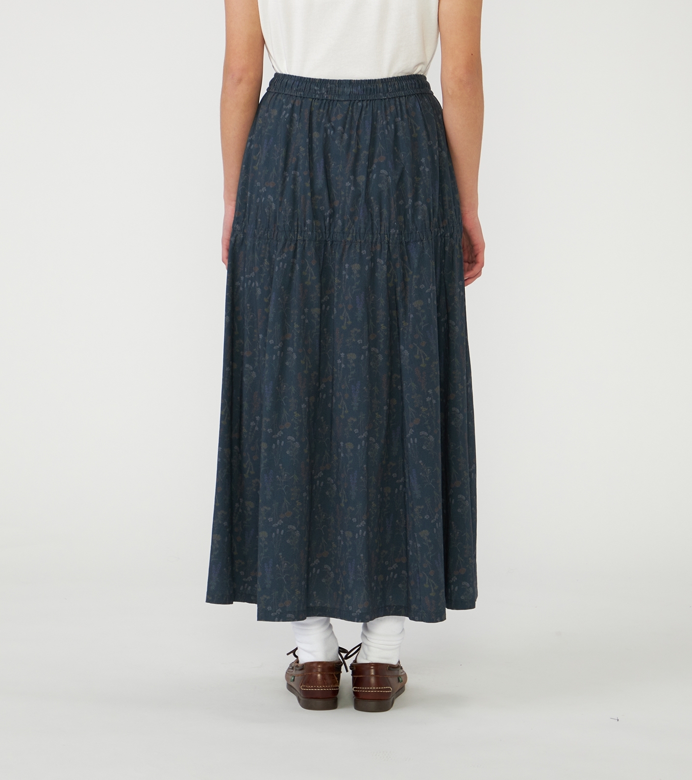 nanamica / Flower Printed Field Tiered Skirt