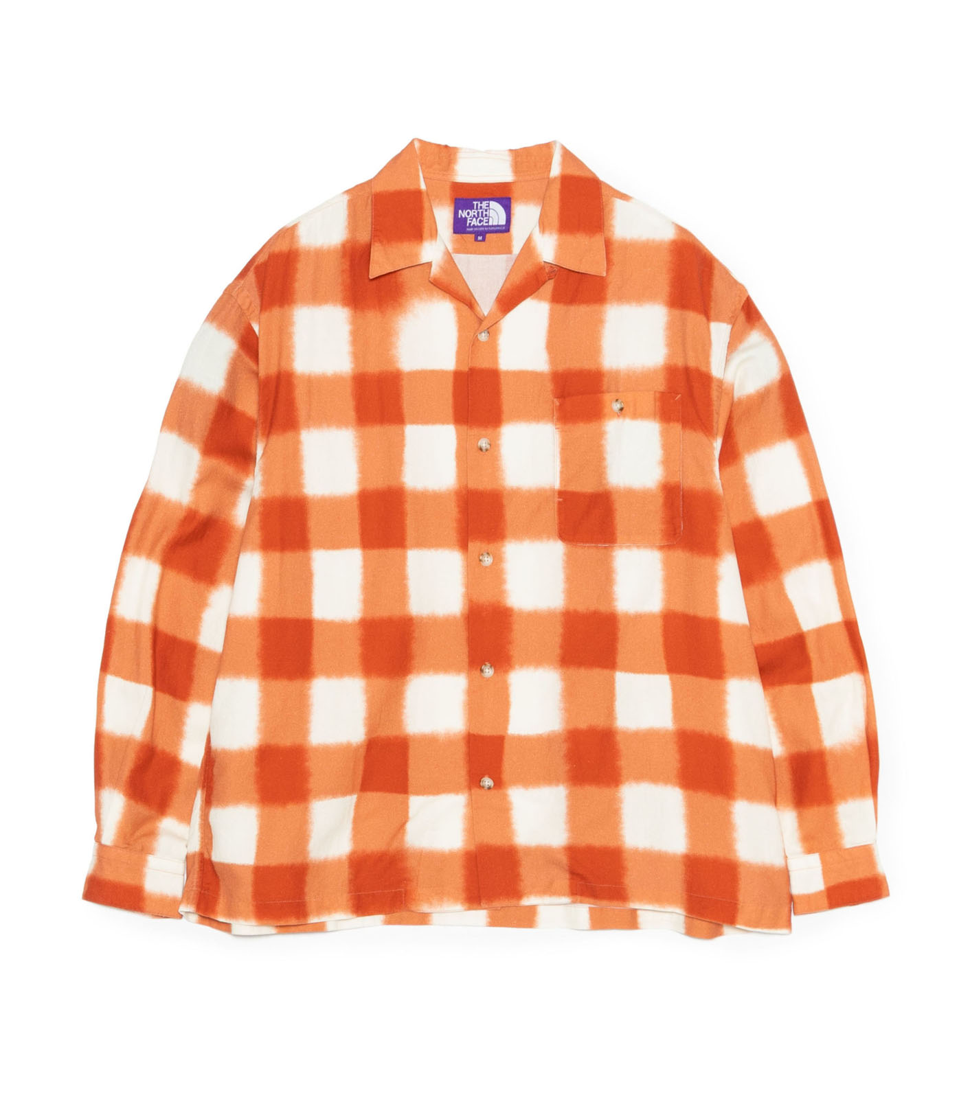 ノースフェイスパープルレーベル チェックブロード フィールドオープンカラーシャツ nanamica / Field Open Collar Shirt