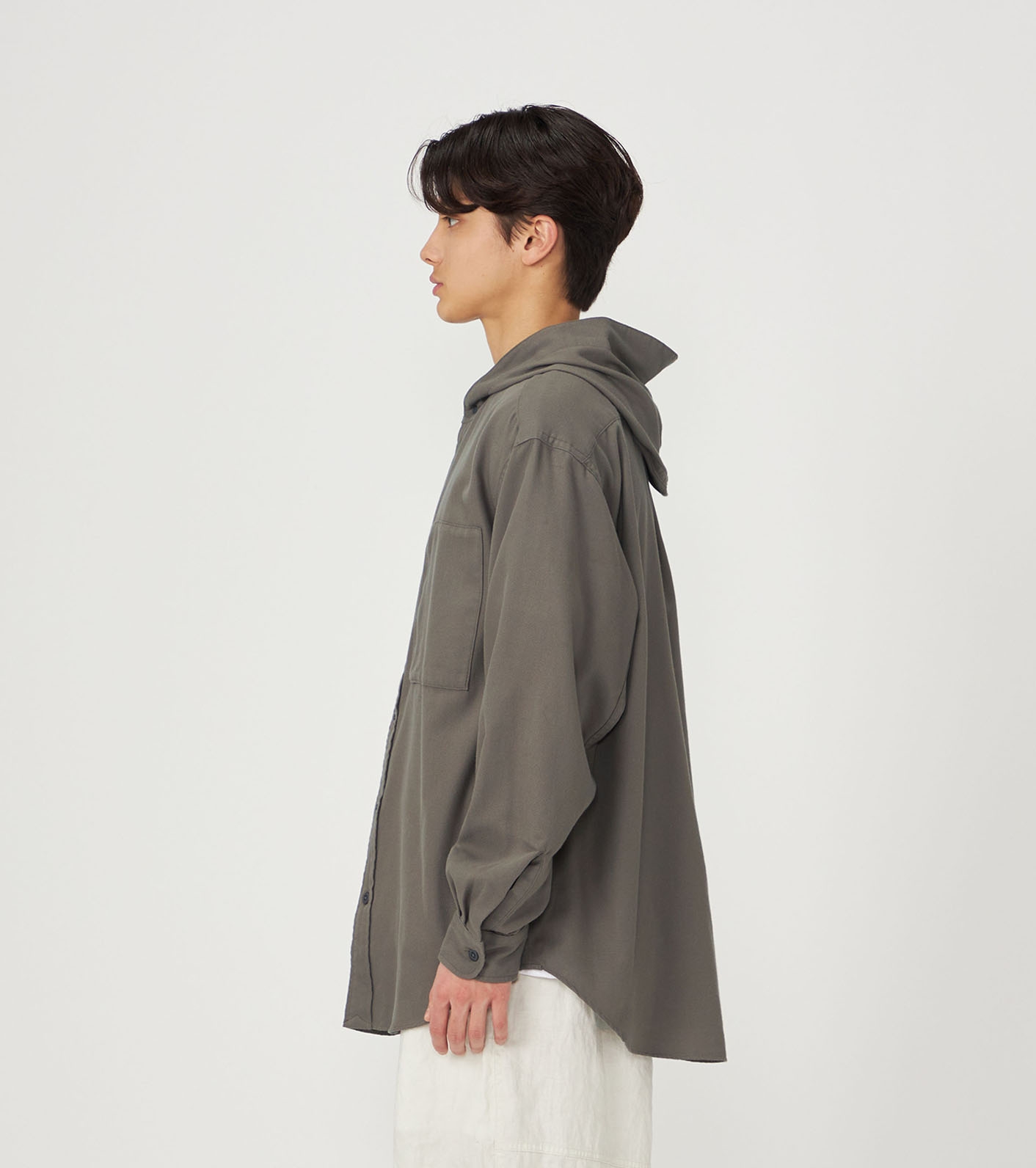 nanamica / Royal Oxford Mountain Hooded Shirt
