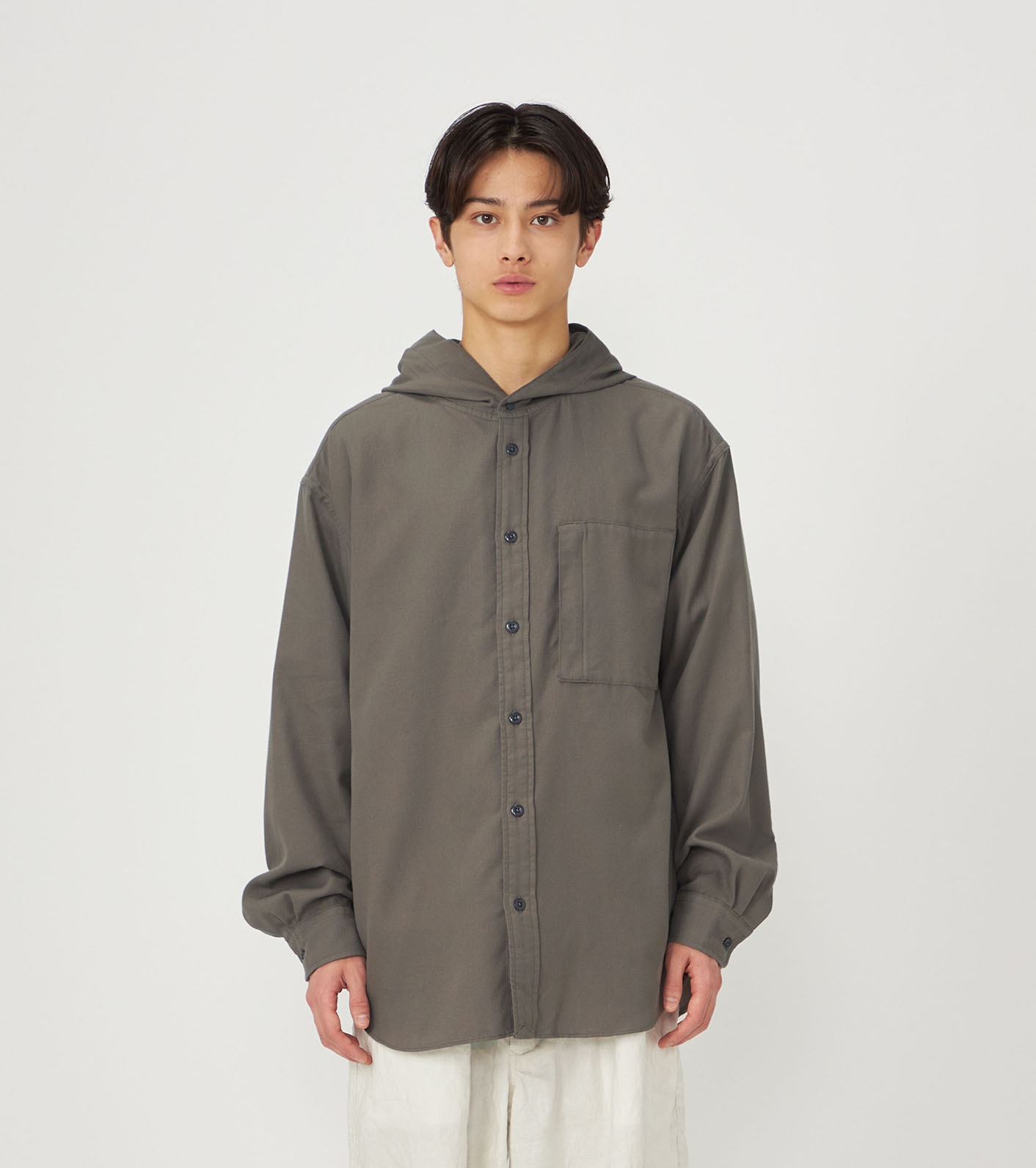 nanamica / Royal Oxford Mountain Hooded Shirt