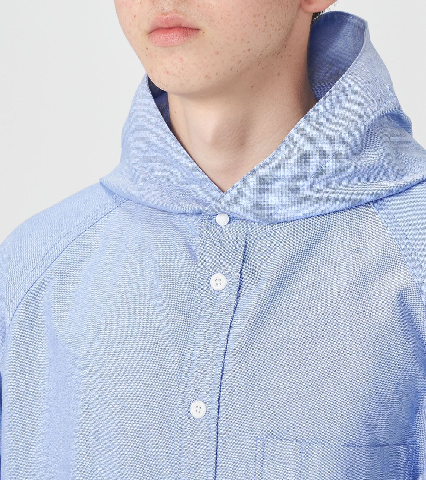 nanamica / Mountain Hooded Shirt