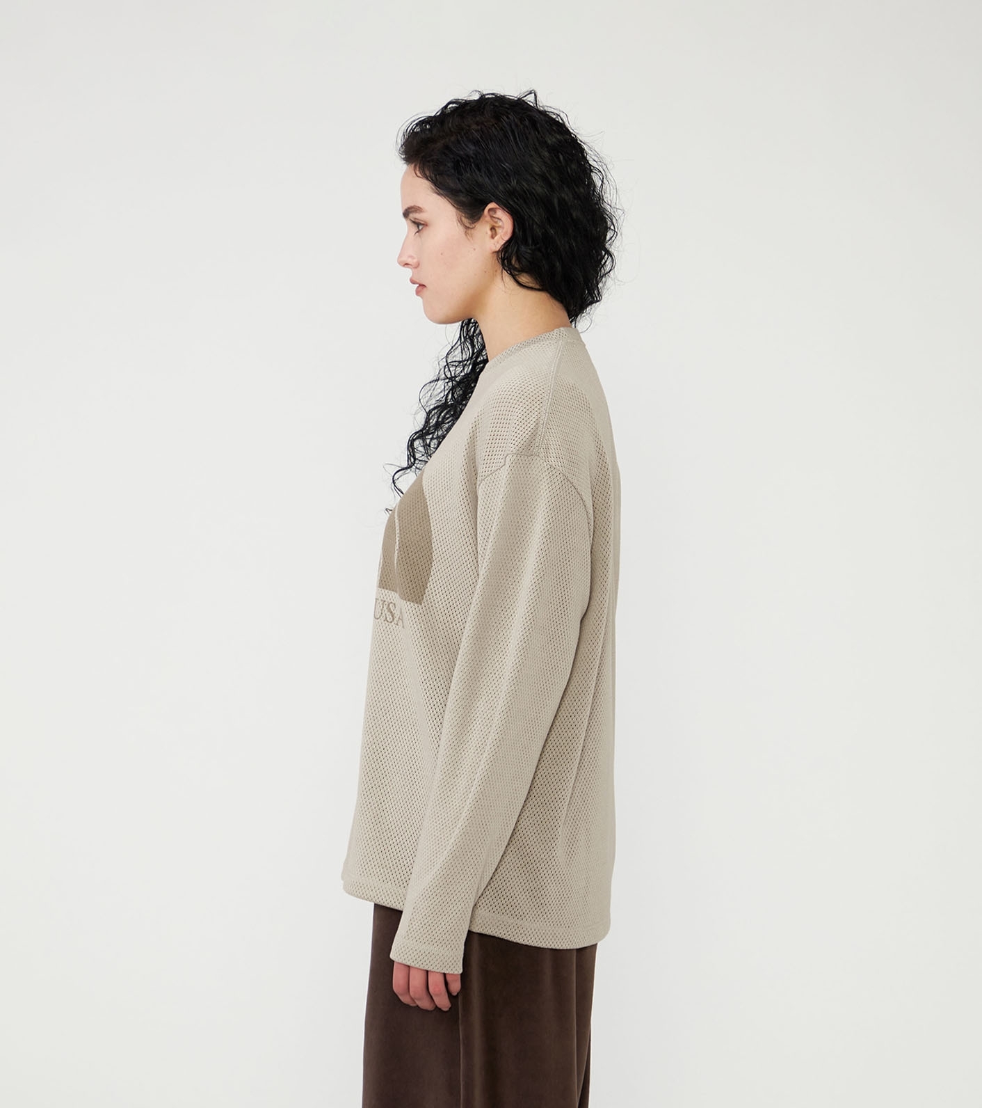 nanamica / Mesh Field Long Sleeve Tee