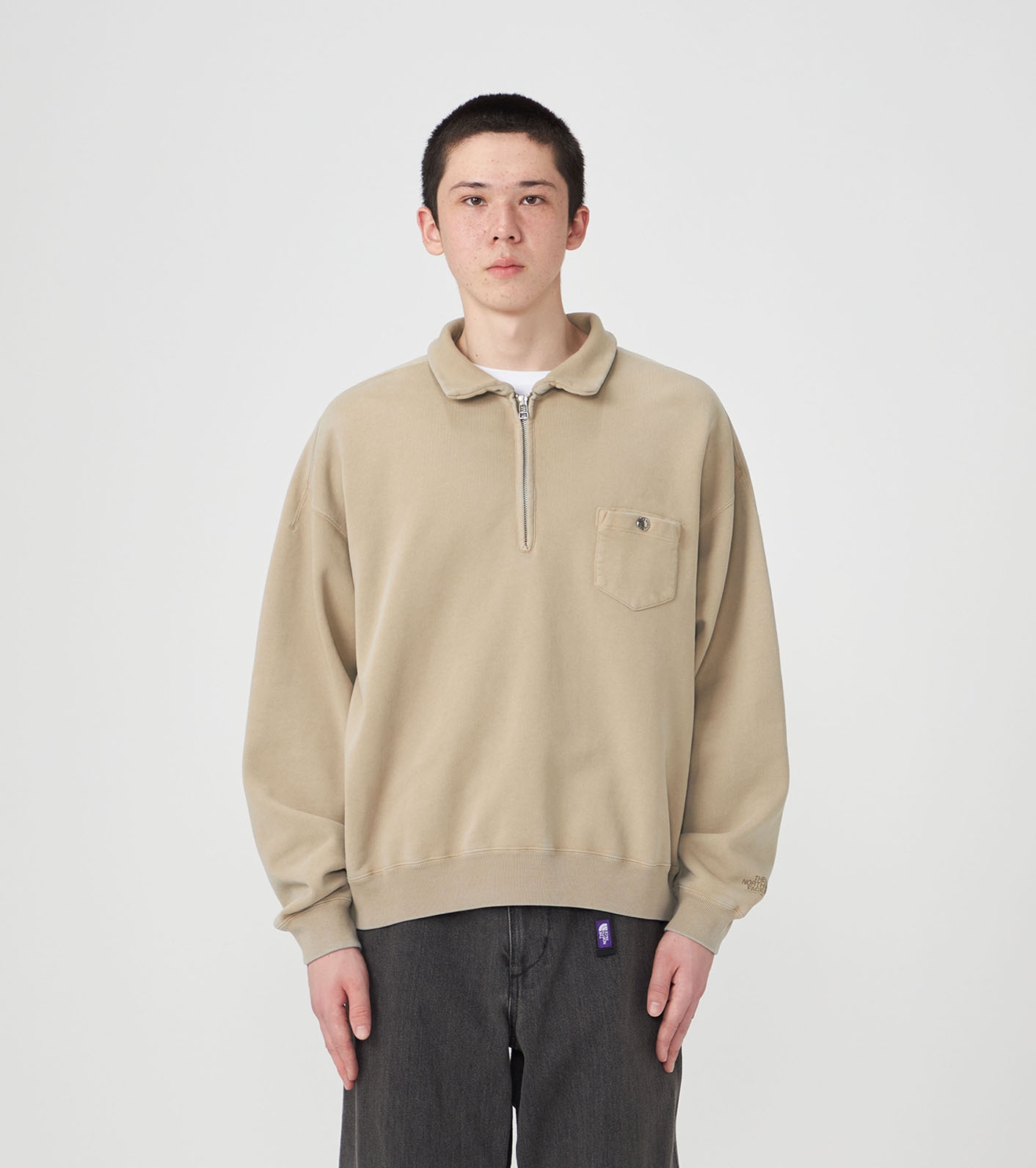 nanamica / Garment Dyed Field Half Zip Sweatshirts
