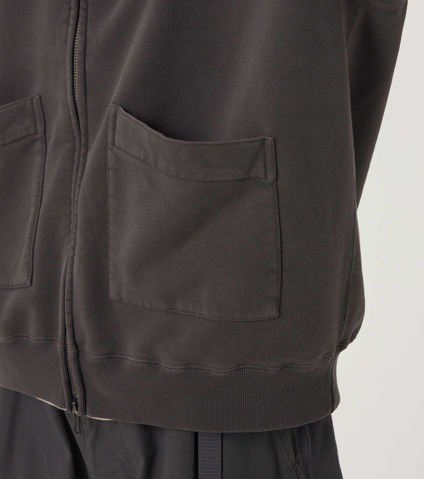 nanamica / Garment Dyed Field Zip Up Hoodie