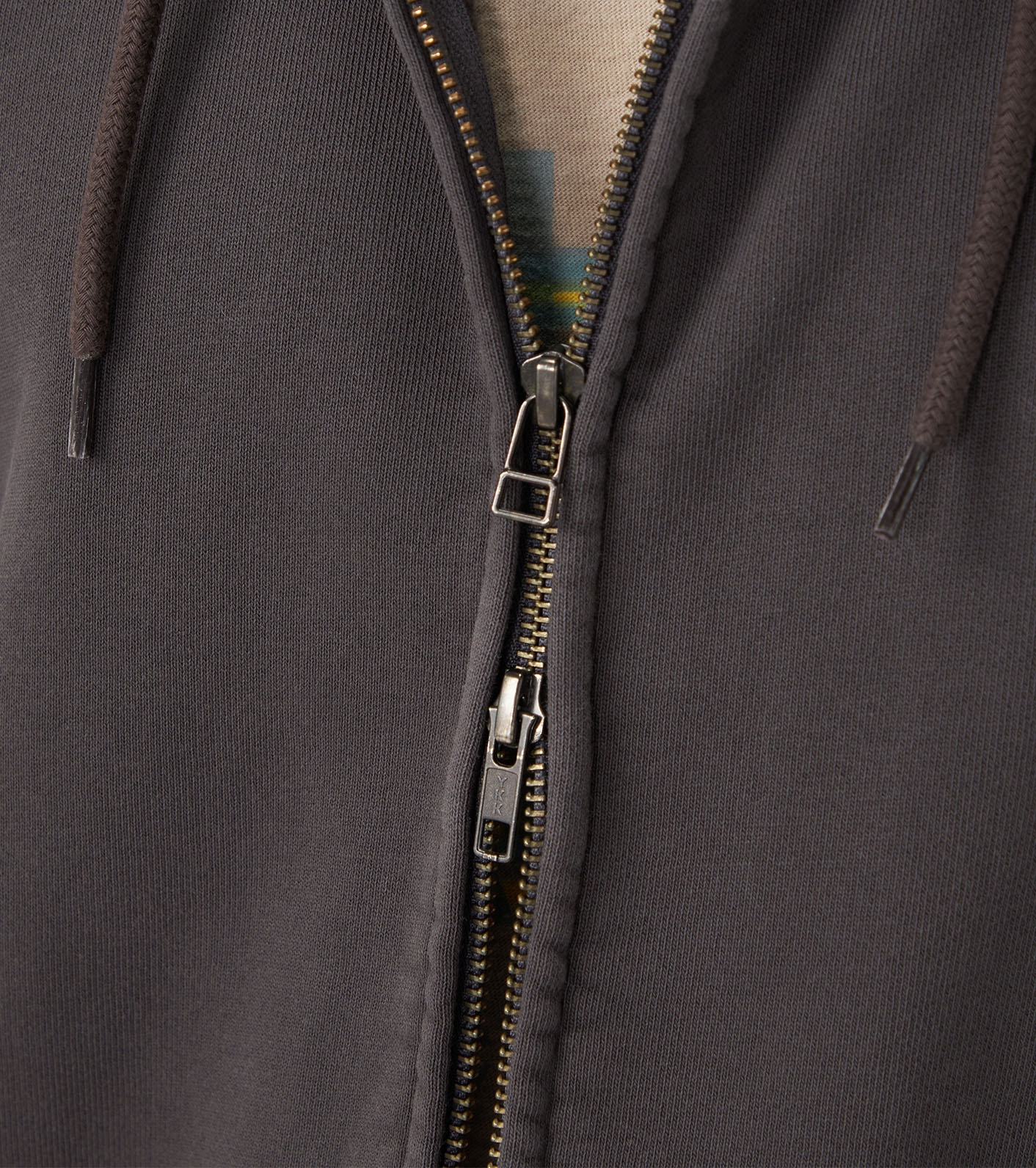 nanamica / Garment Dyed Field Zip Up Hoodie