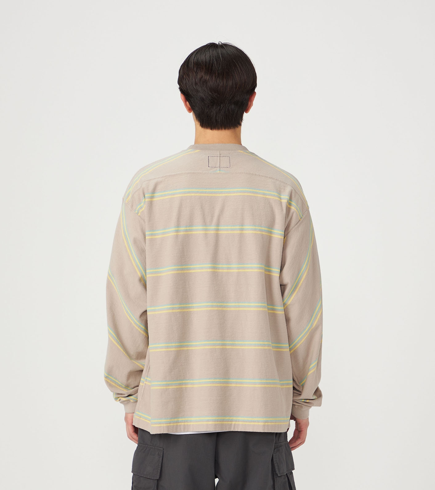 nanamica / Field Long Sleeve Striped Tee