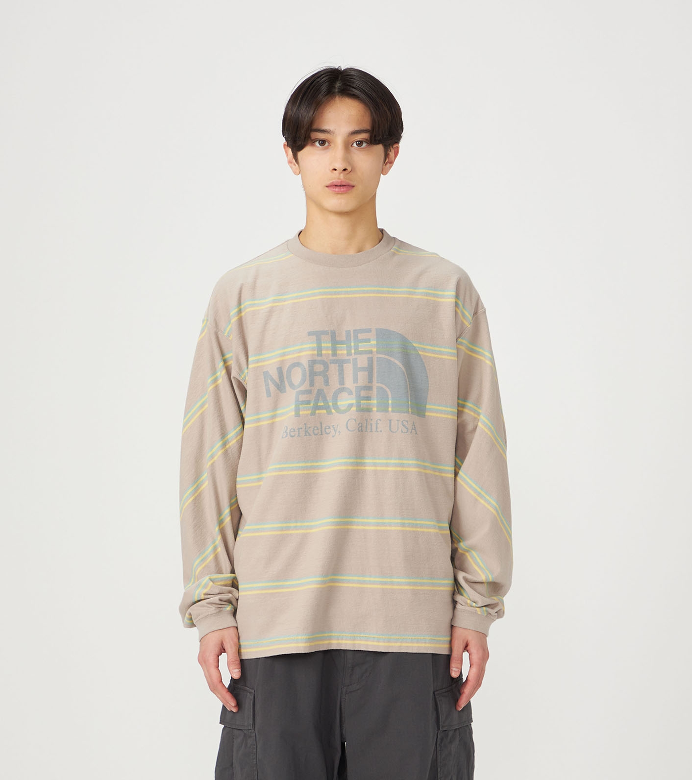 nanamica / Field Long Sleeve Striped Tee