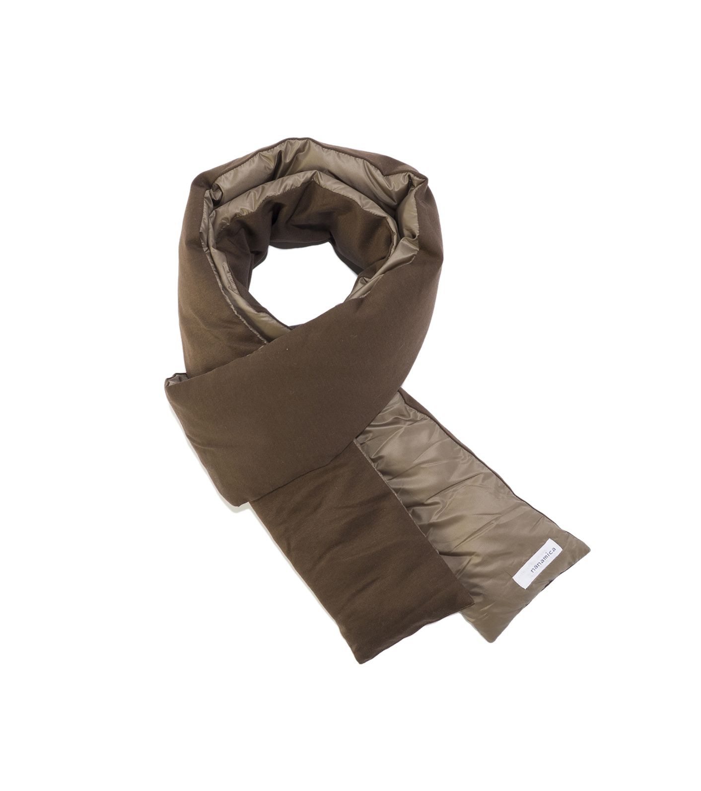 新品 ナナミカ ベージュ 光電子 ダウン マフラー ユニセックス nanamica / Down Muffler