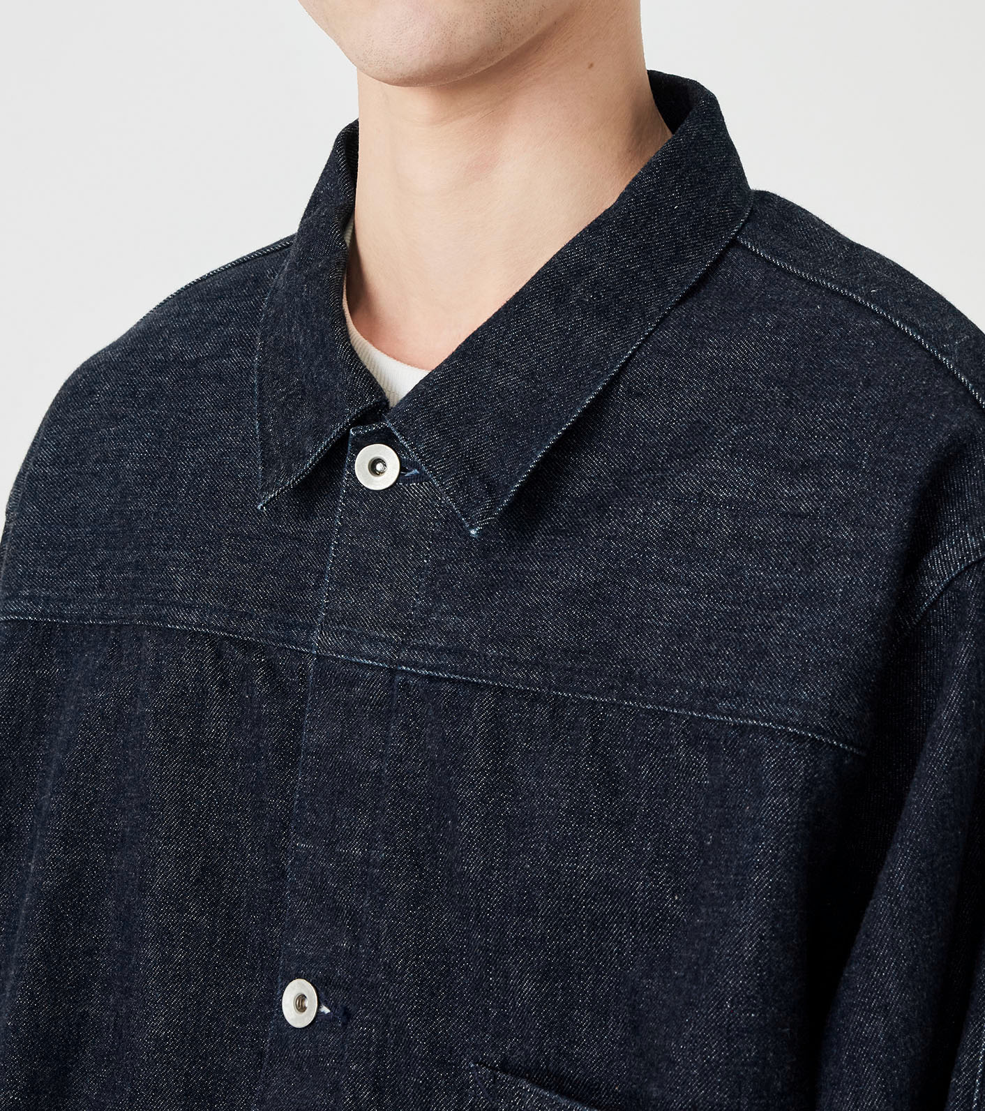 nanamica / Short Denim Jacket