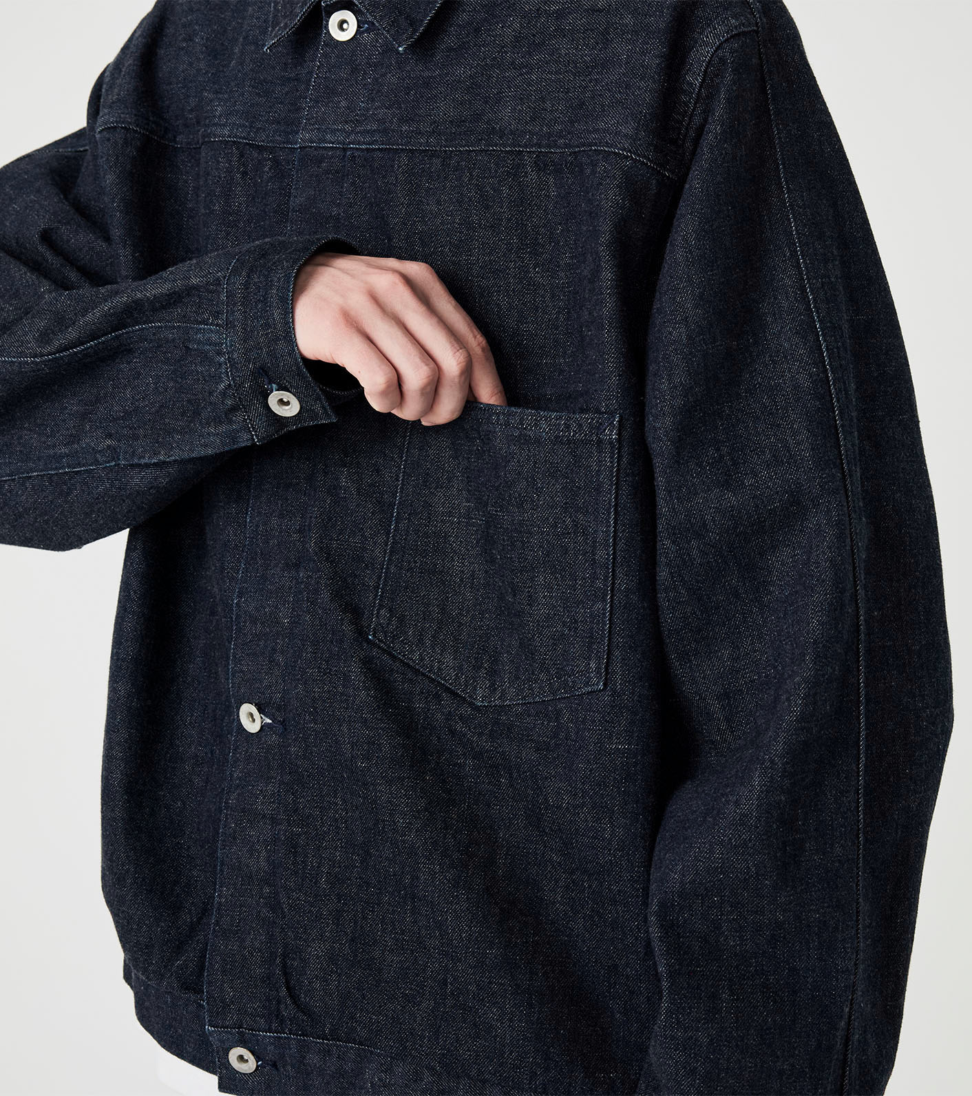 nanamica / Short Denim Jacket