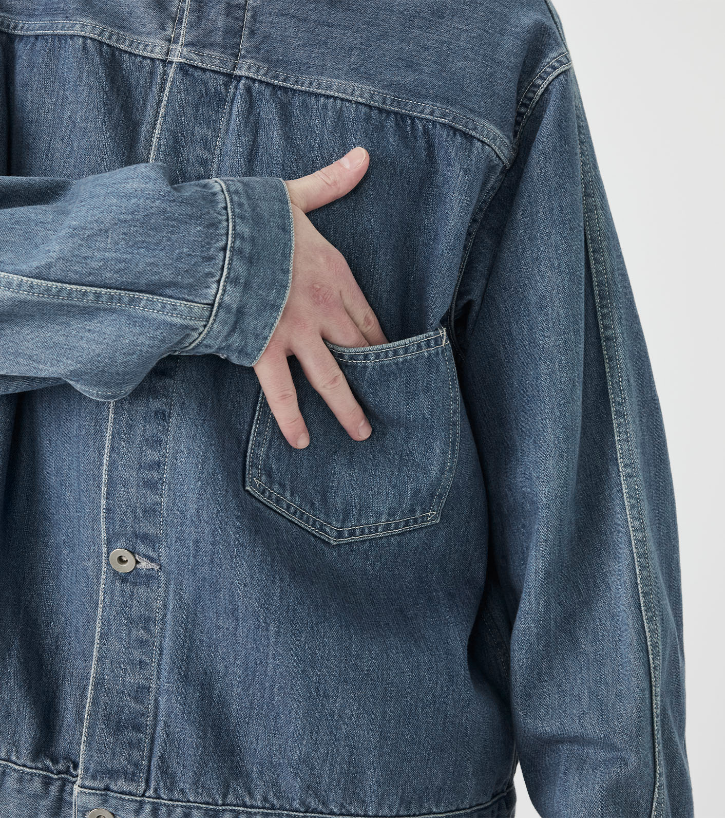 nanamica / Short Denim Jacket