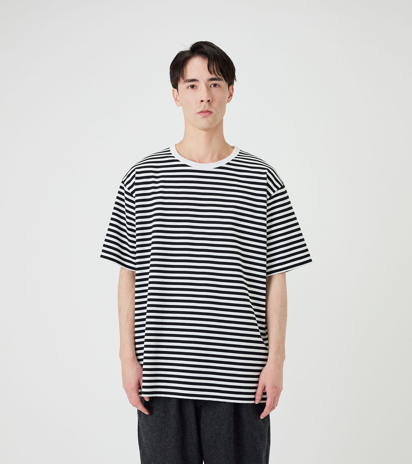 nanamica / COOLMAX Stripe Jersey Tee