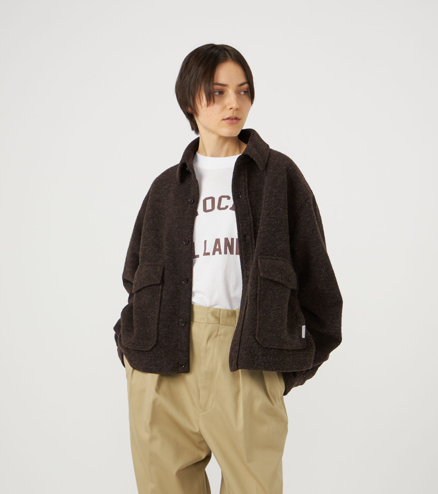 トップス wind and sea Jacquard Knit Combo Jacket nanamica / OOAL WINDSTOPPER Sliver Knit Jacket