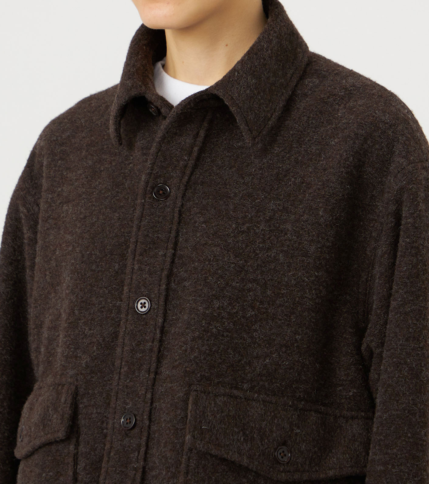 nanamica / OOAL WINDSTOPPER Sliver Knit Jacket