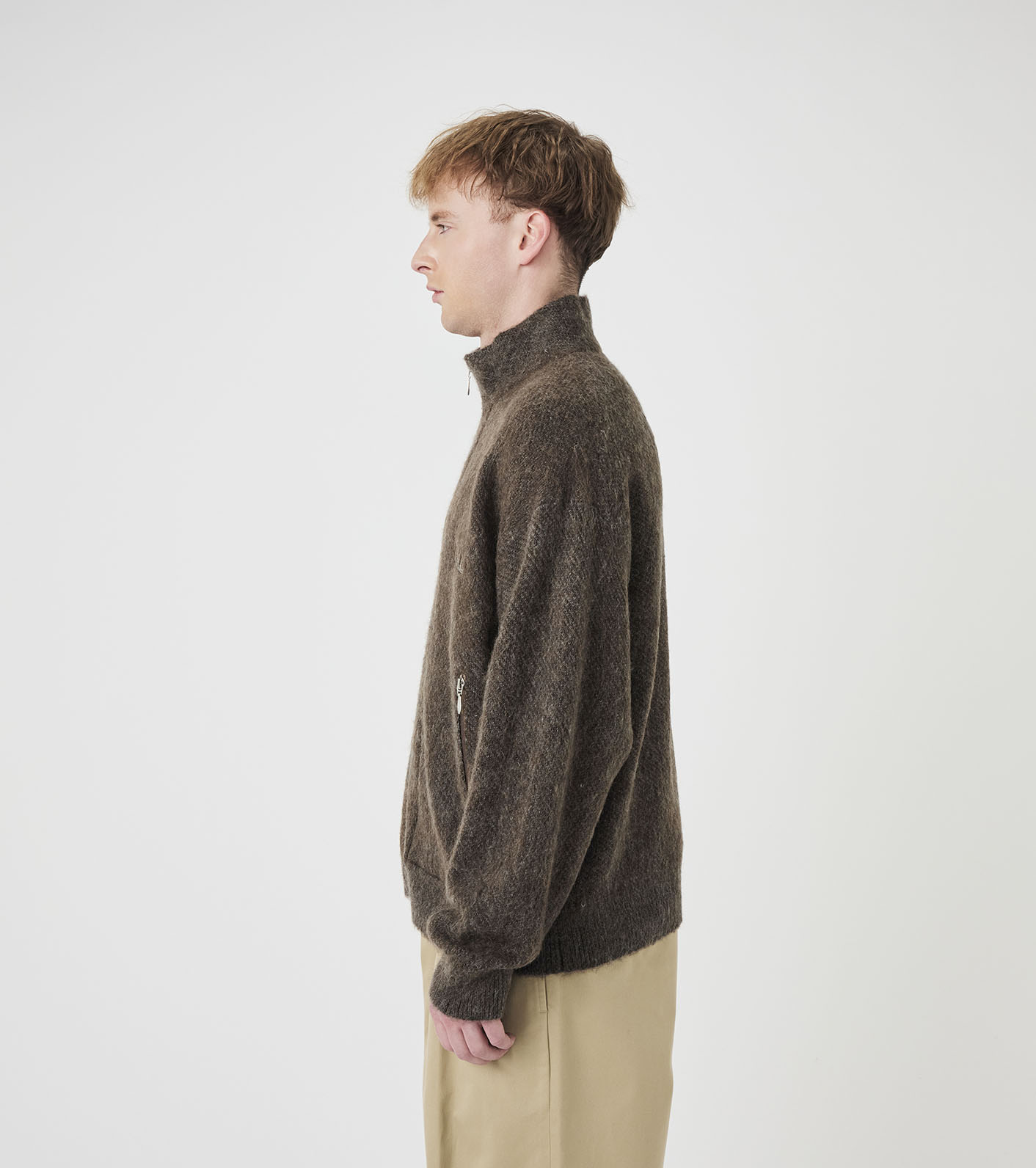 nanamica / OOAL Zip Up Mohair Jacket