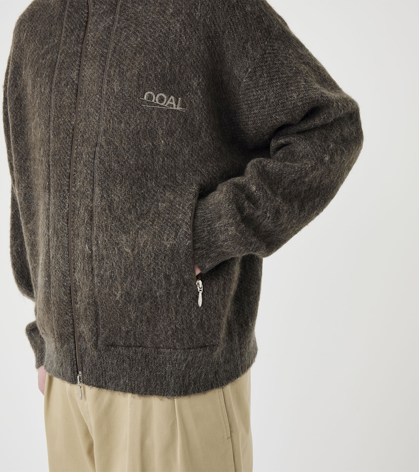 nanamica / OOAL Zip Up Mohair Jacket