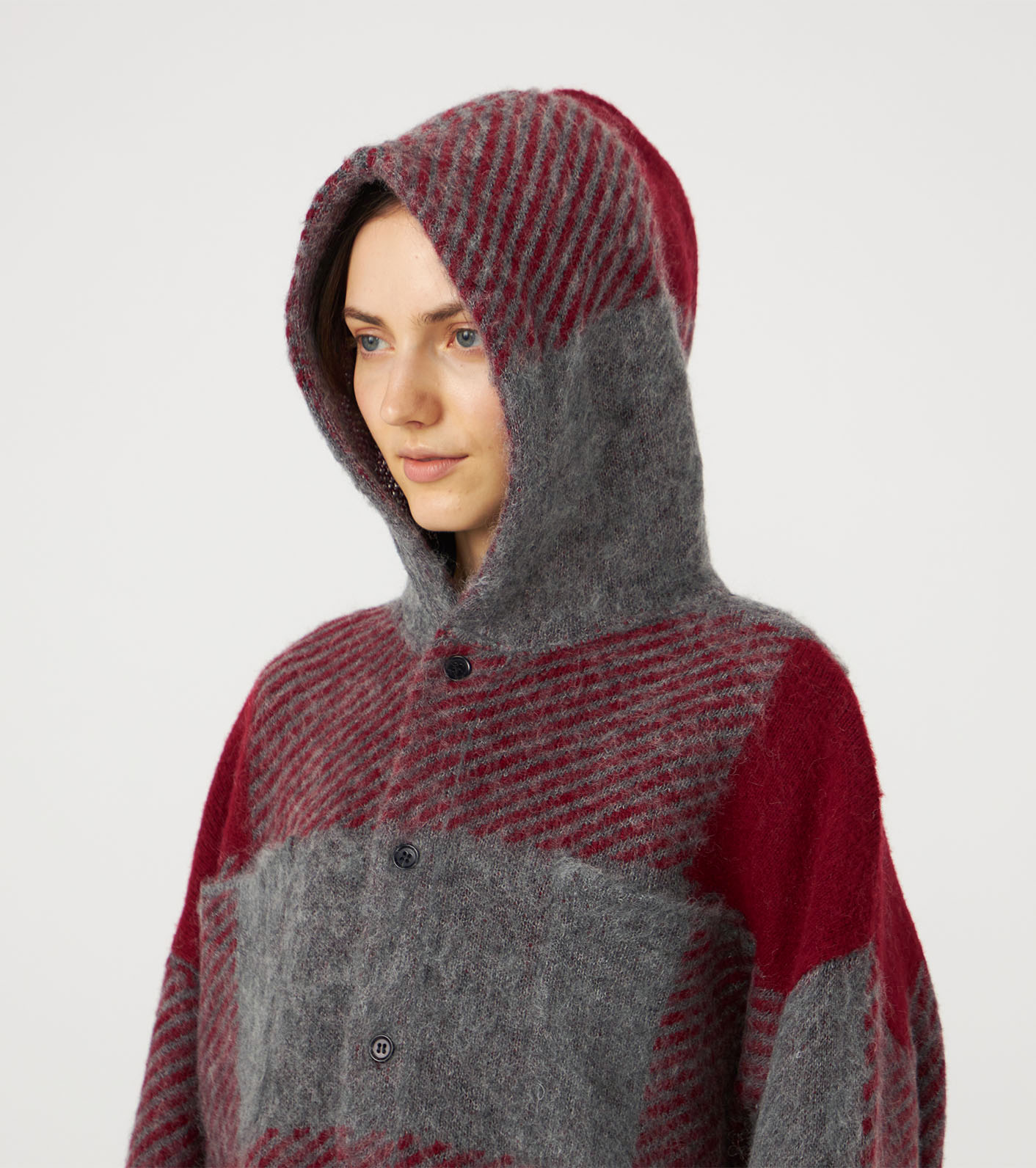 nanamica / OOAL Mohair Hooded Jacket