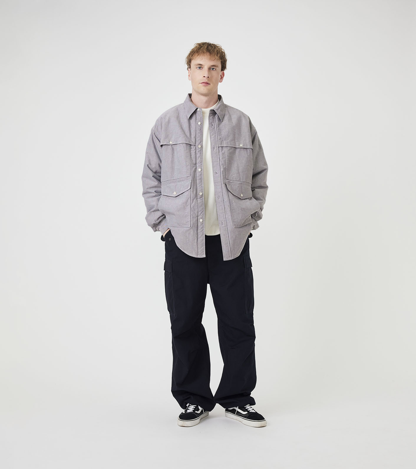 nanamica / OOAL Cotton Oxford Cruiser Shirt Jacket