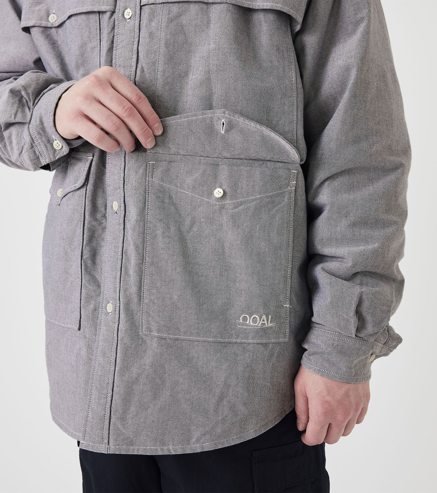 nanamica / OOAL Cotton Oxford Cruiser Shirt Jacket