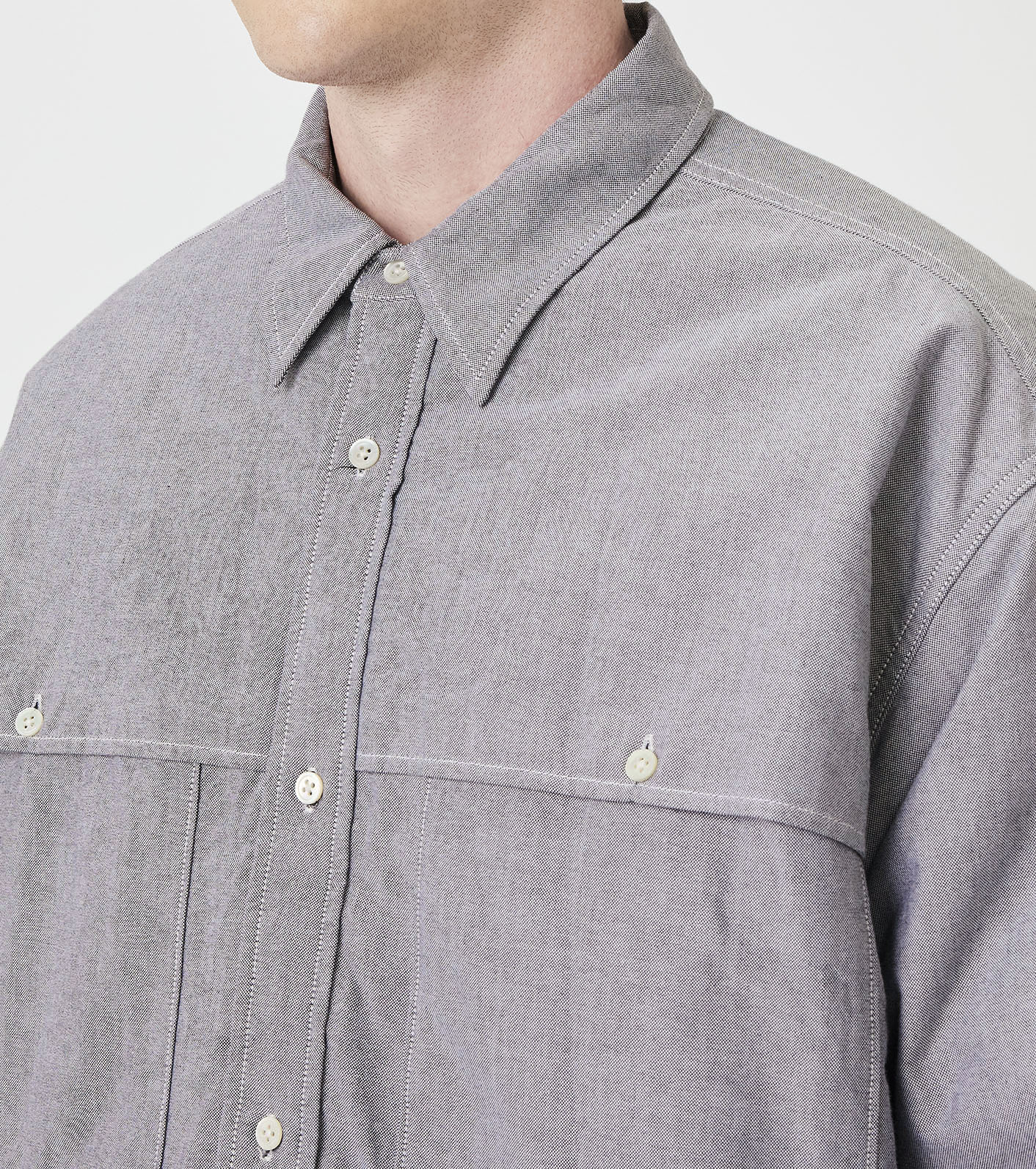 nanamica / OOAL Cotton Oxford Cruiser Shirt Jacket