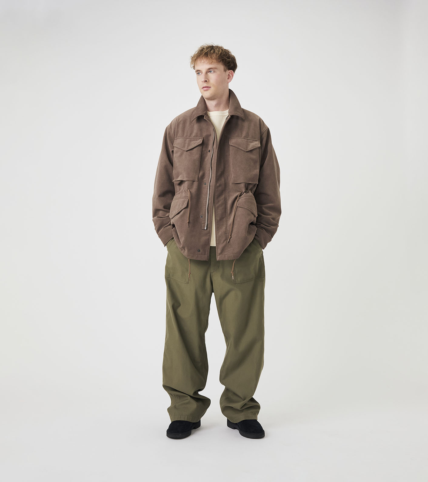 nanamica / Synthetic Leather Field Jacket