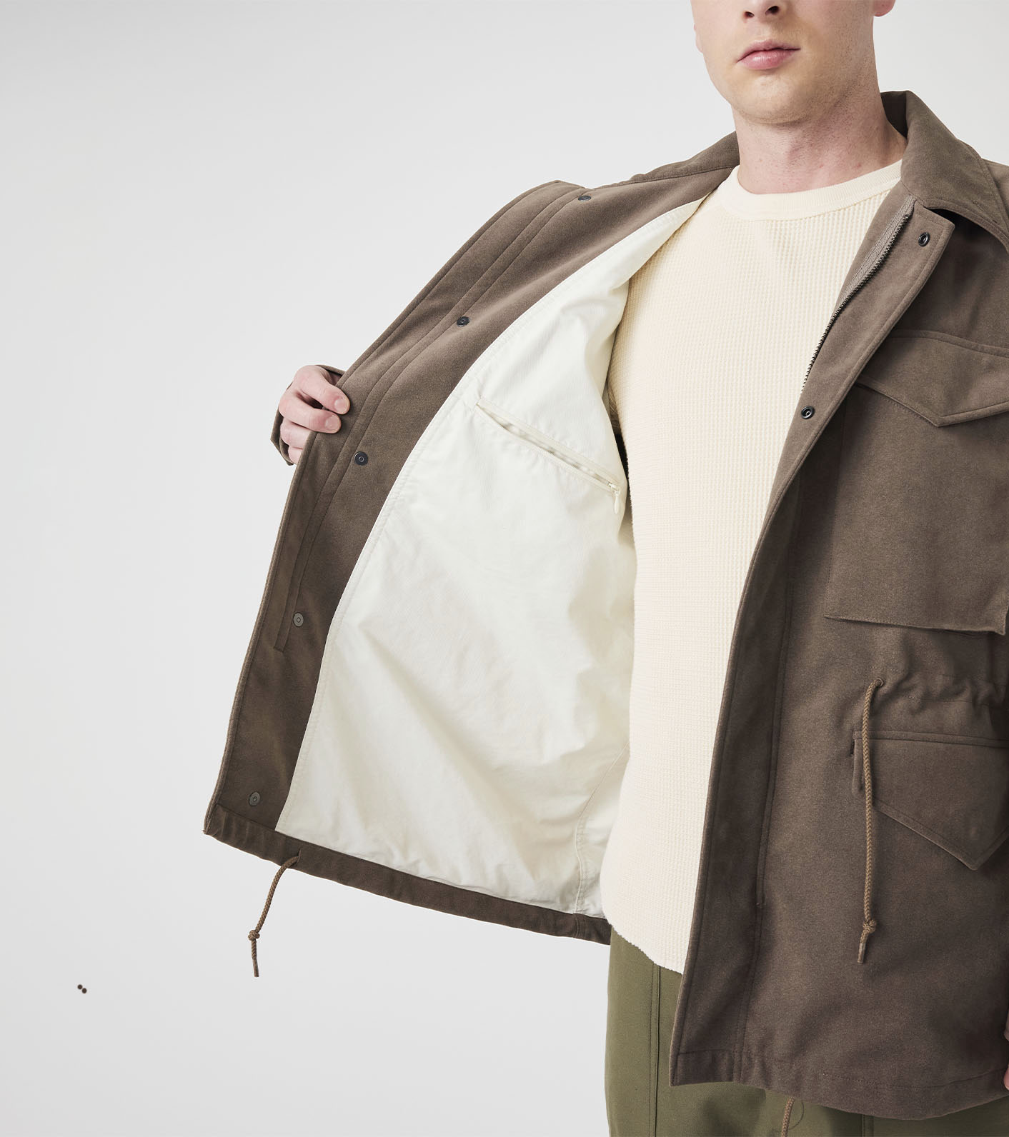 nanamica / Synthetic Leather Field Jacket