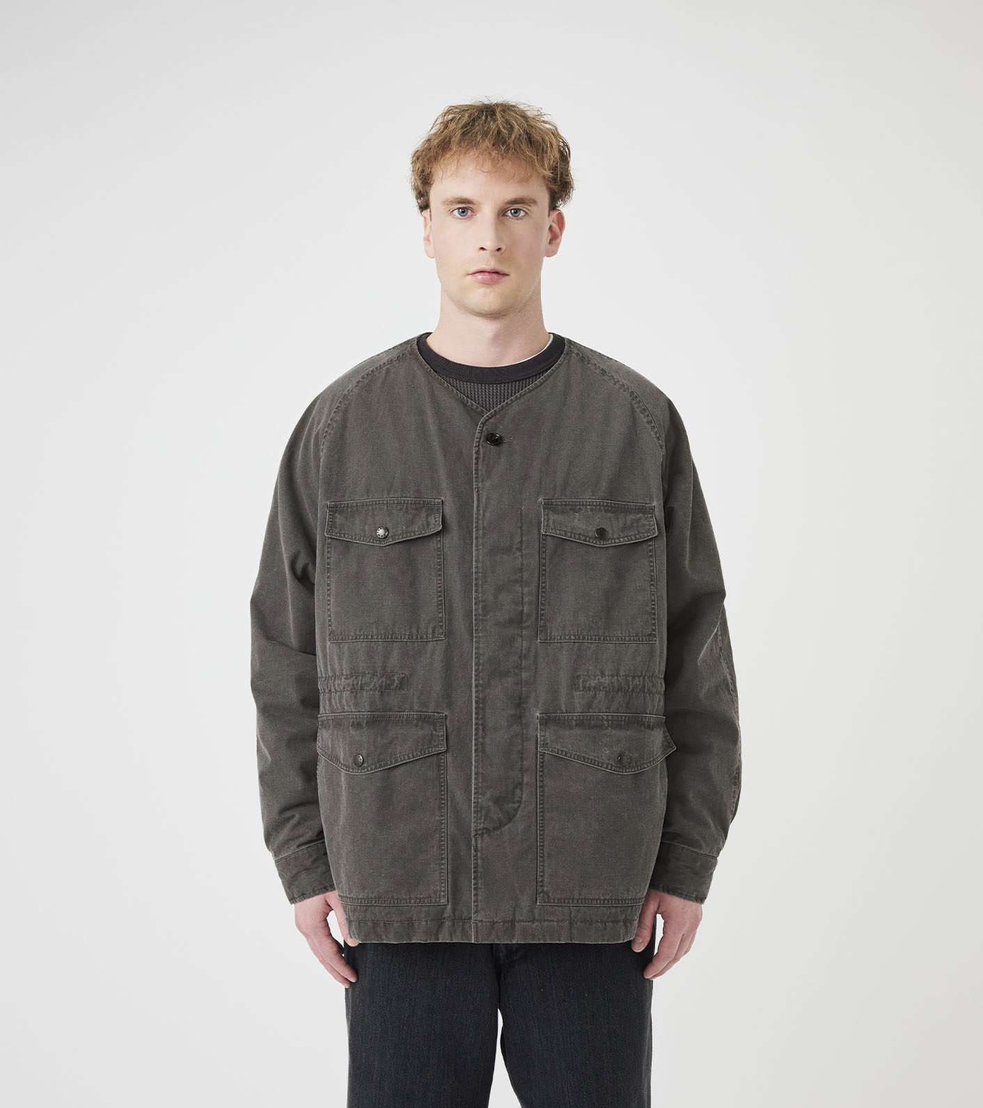 nanamica / Cotton CORDURA Insulation Collarless Jacket