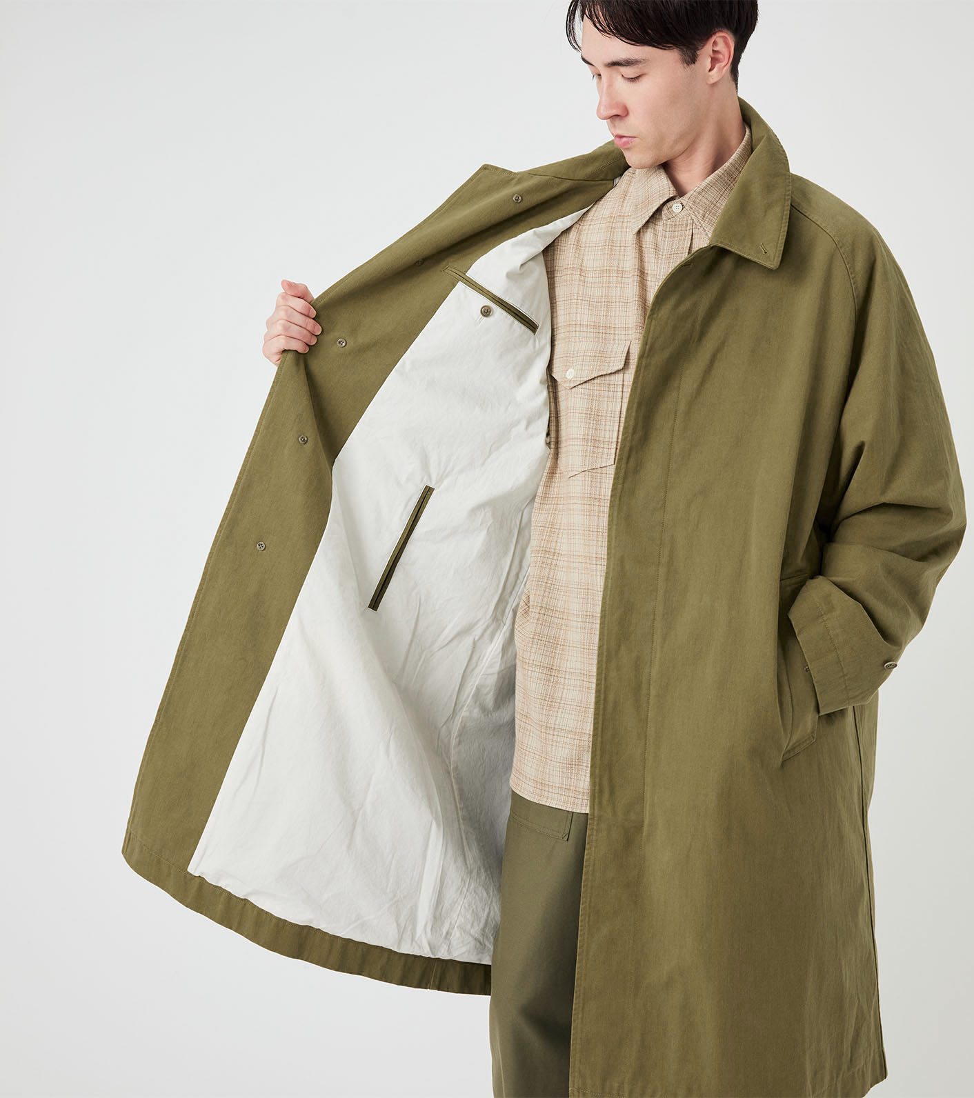 nanamica / Cotton CORDURA WINDSTOPPER Balmacaan Coat