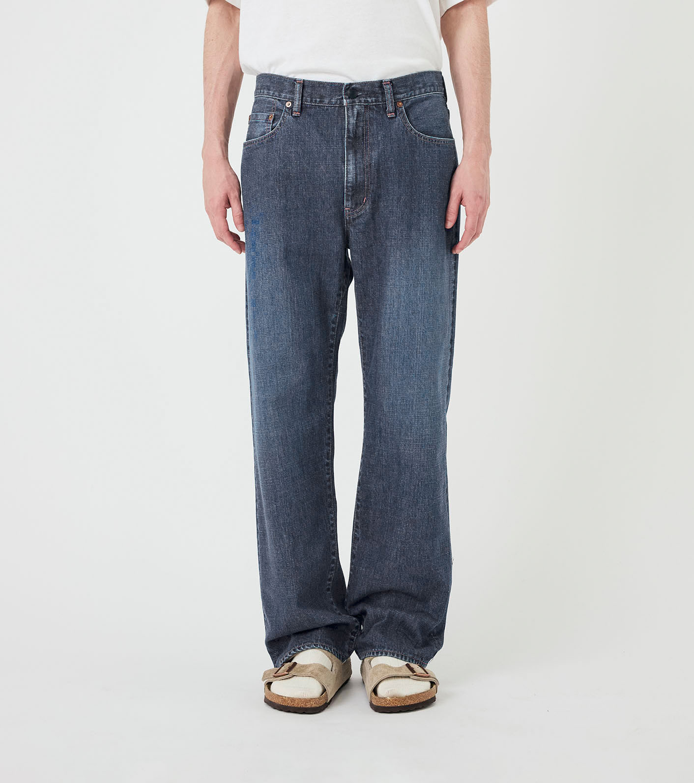 nanamica / Selvage Denim Straight Pants