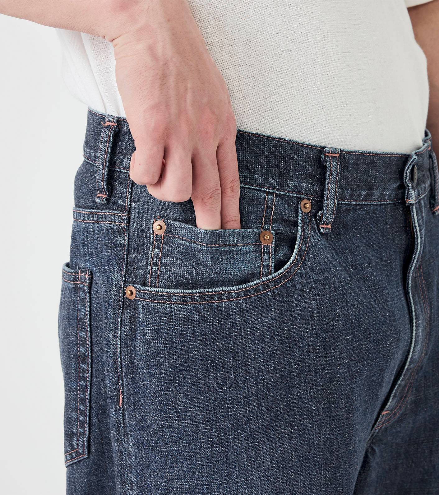 nanamica / Selvage Denim Straight Pants