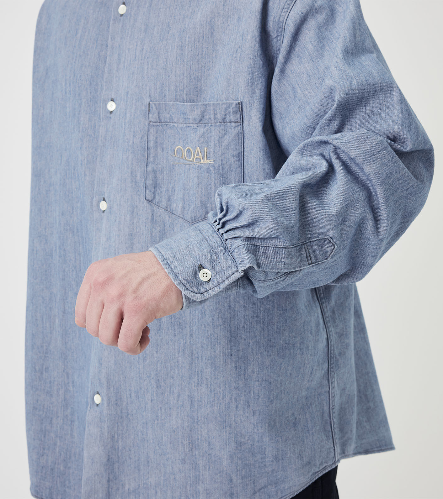 nanamica / OOAL Button Down Denim Shirt