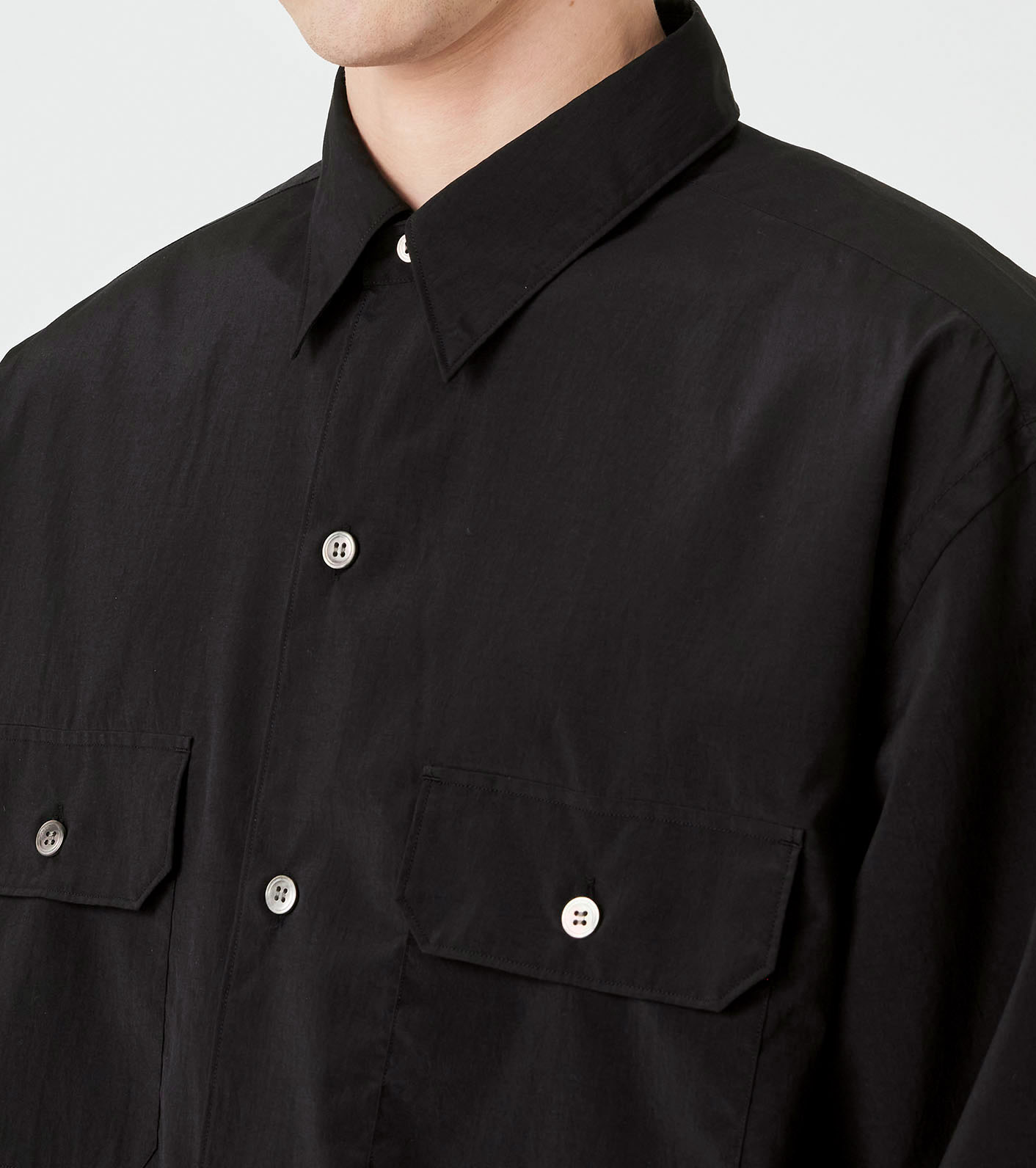 nanamica / Polyester Typewriter Shirt