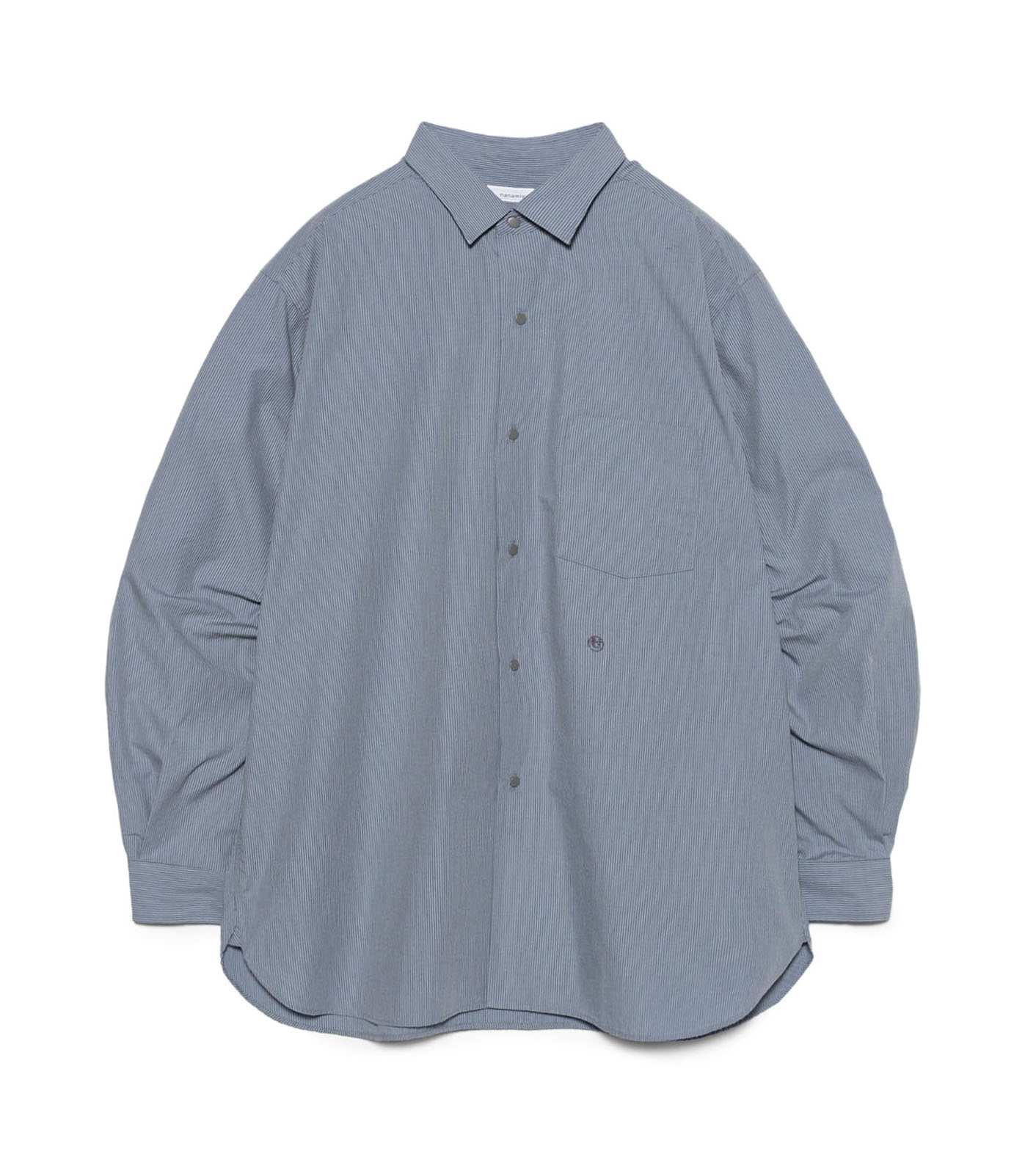nanamica / Regular Collar Striped Wind Shirt