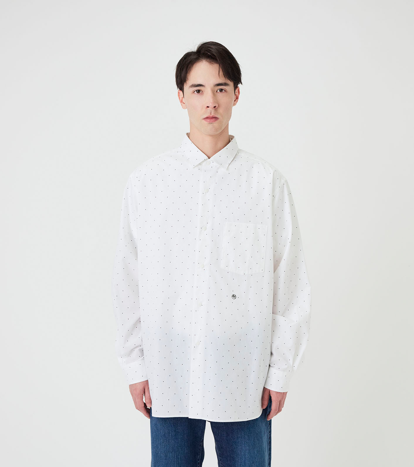 新品タグ付REGULAR COLLAR SHIRT nanamica / Regular Collar Dot Wind Shirt
