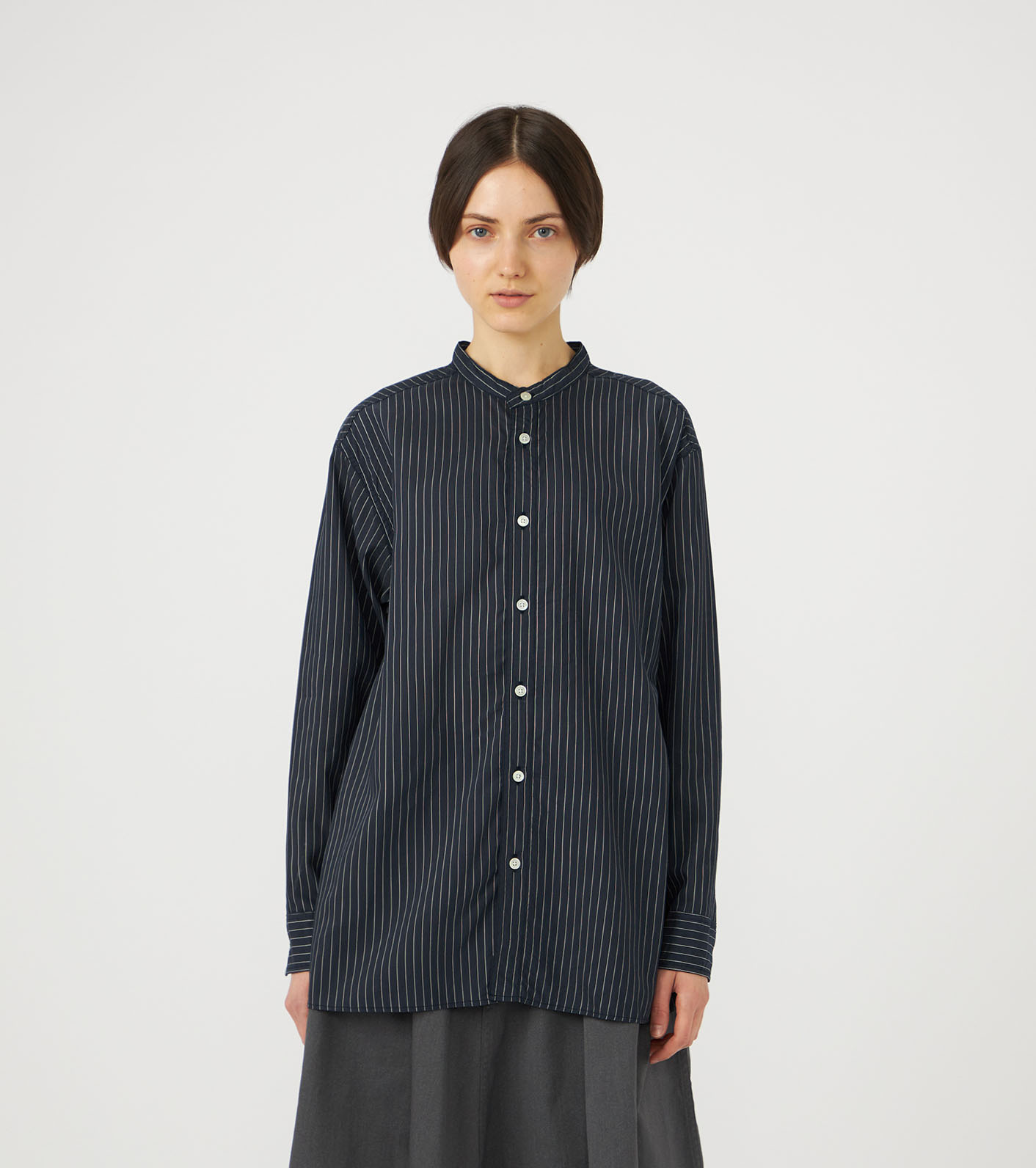nanamica / Band Collar Shirt