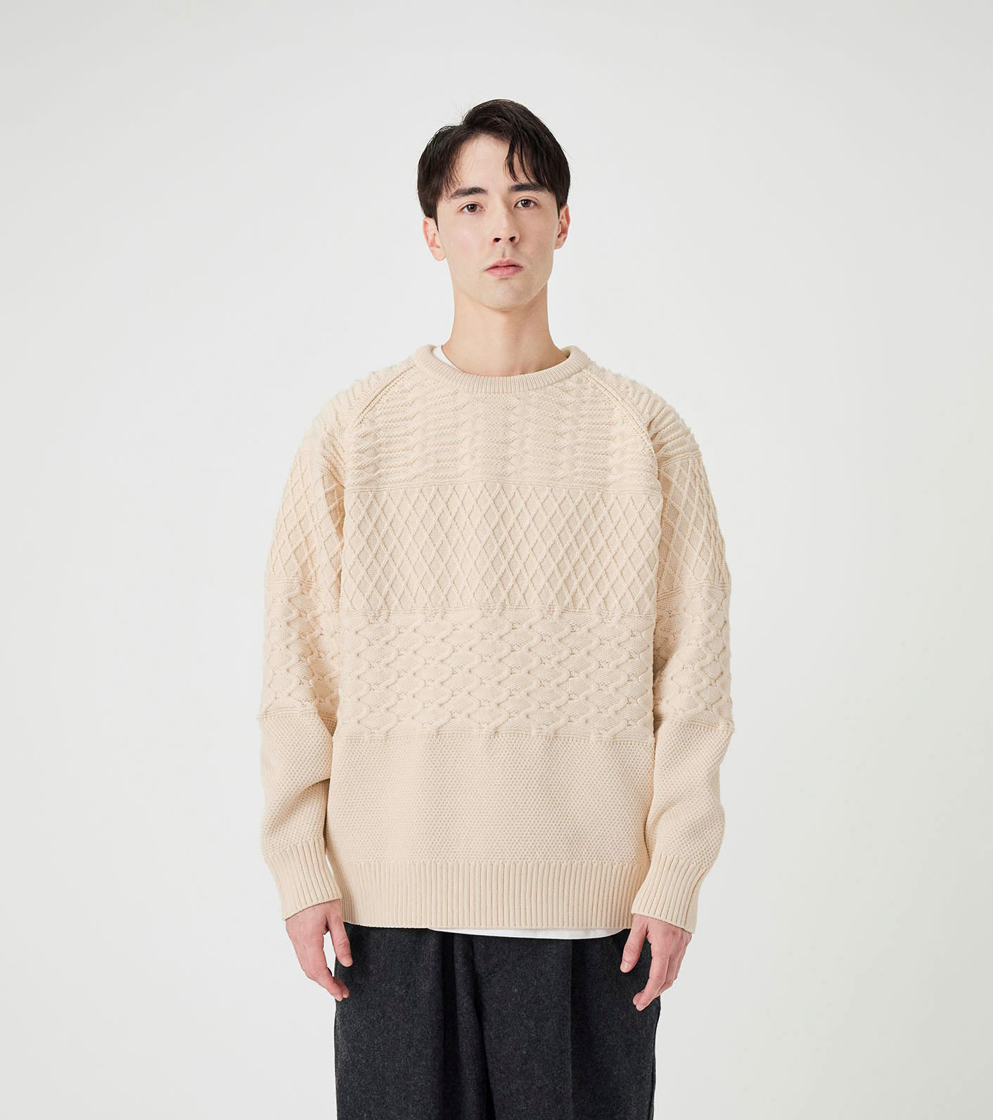 ルー！ nanamica / Crew Neck Sweater