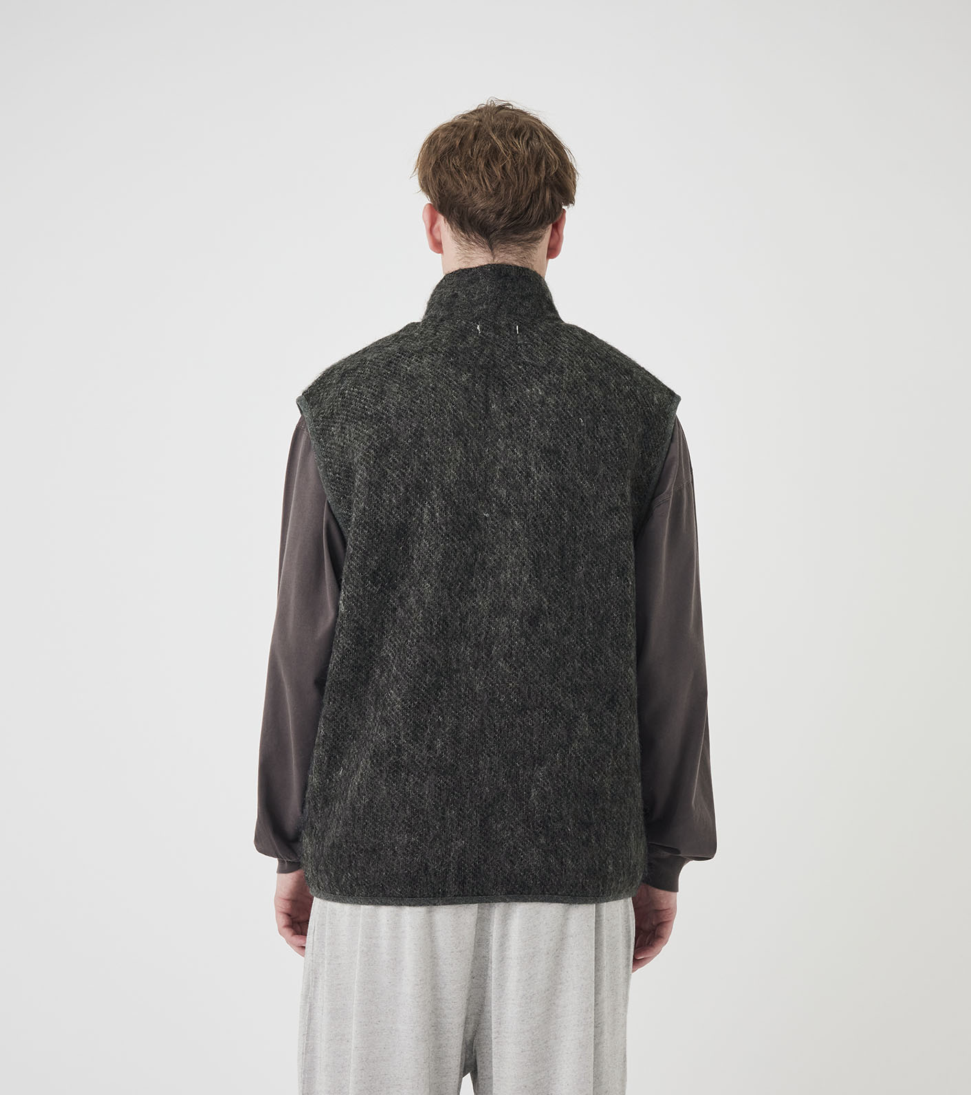 nanamica / OOAL Zip Up Mohair Vest
